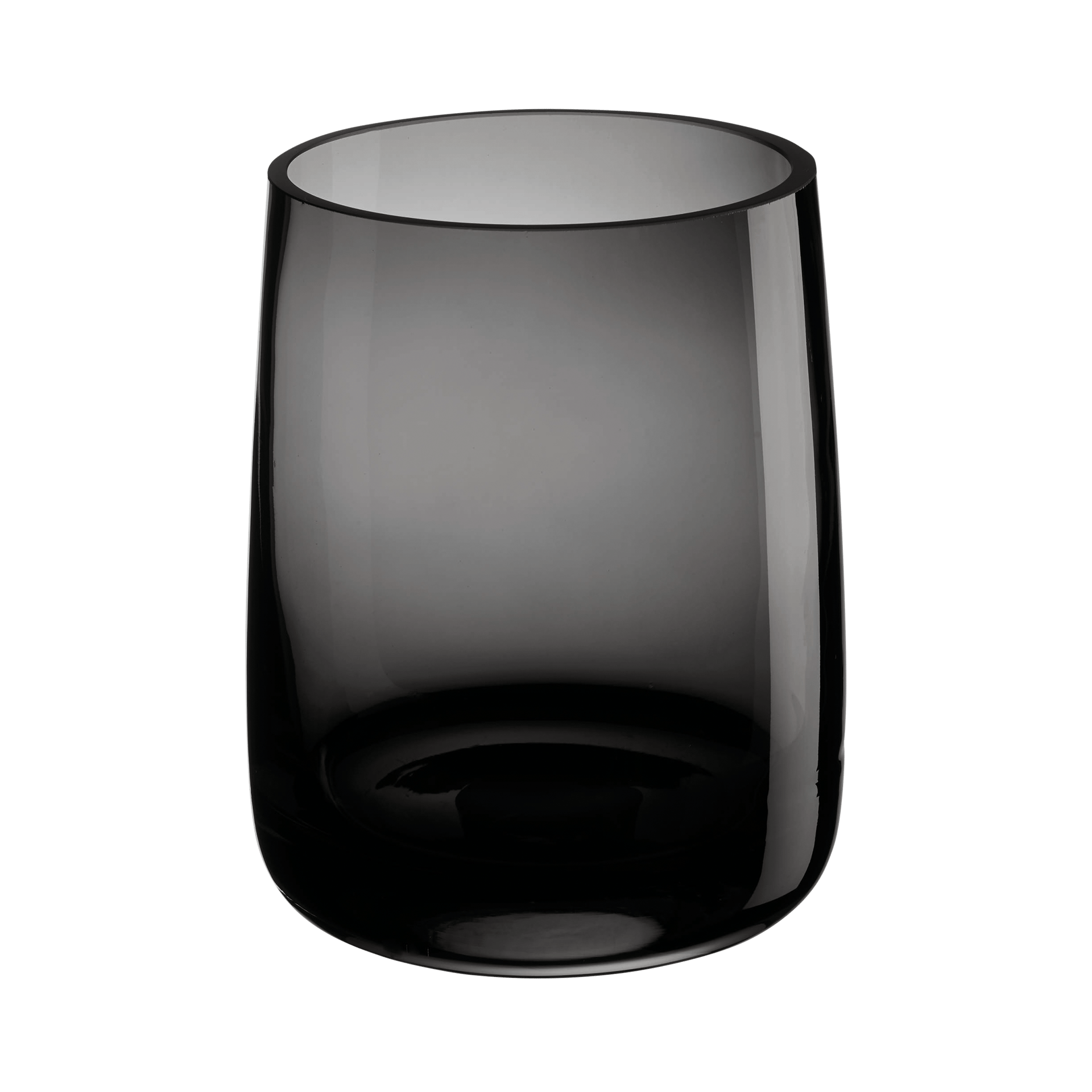 Vase Ajana grau glänzend Vase Ajana grau glänzend