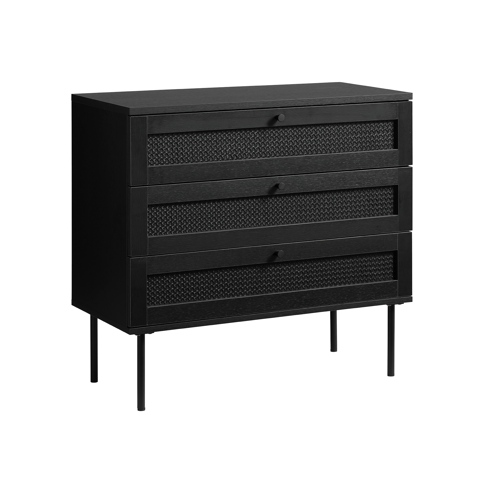 Kommode Pearlie Schwarz
