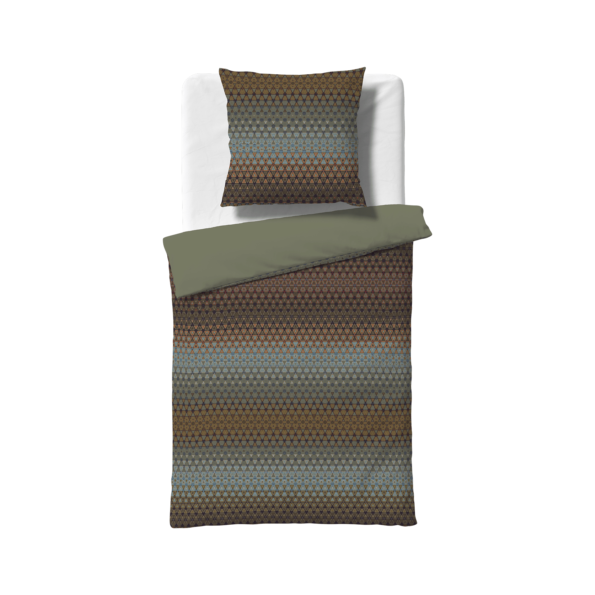 Jersey Bettwäsche Black PR. Braun, Grau 155x220cm Jersey Bettwäsche Black PR. Braun, Grau 155x220cm