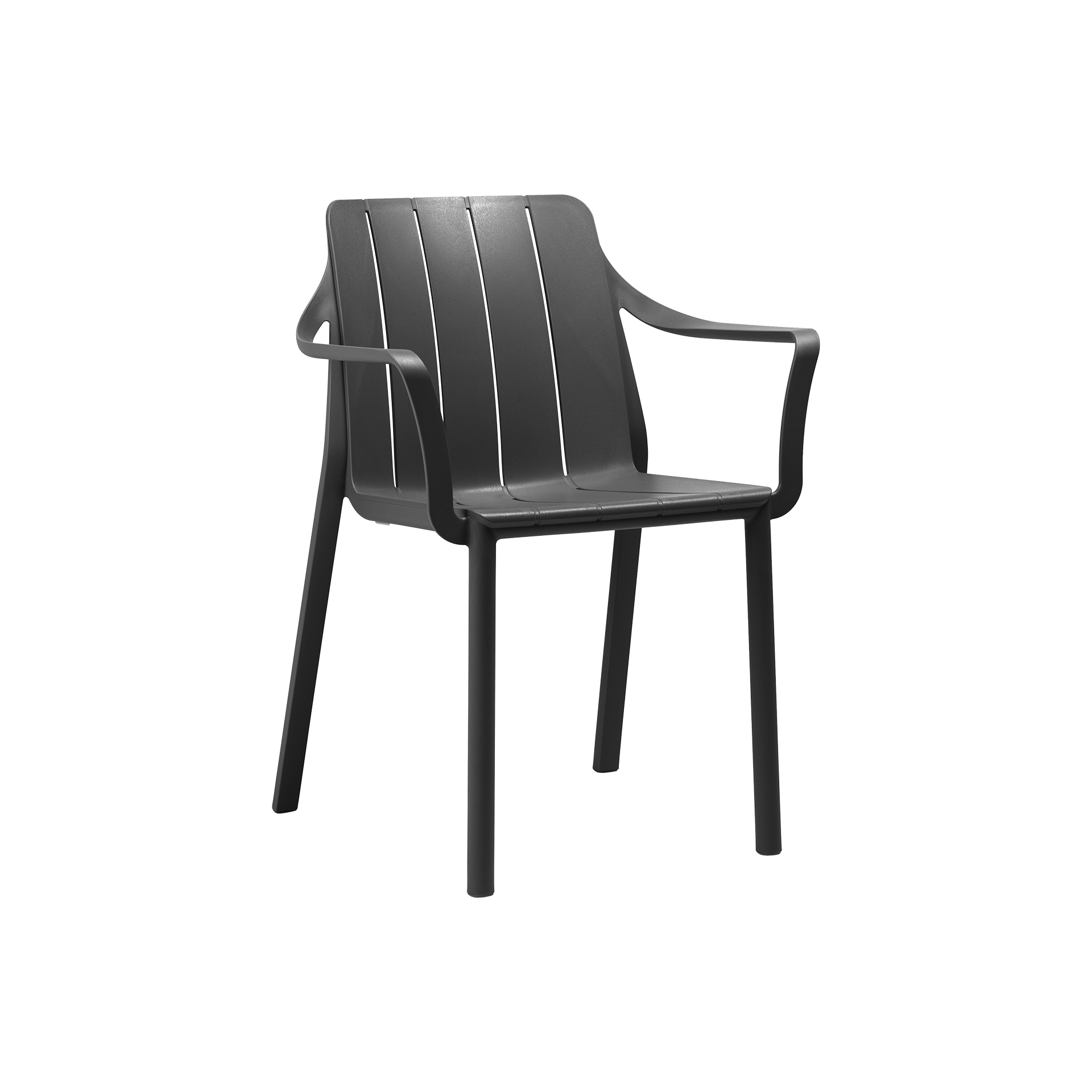 Nardi Armlehnstuhl Tiberina Antracite stapelbar Nardi Armlehnstuhl Tiberina Antracite stapelbar