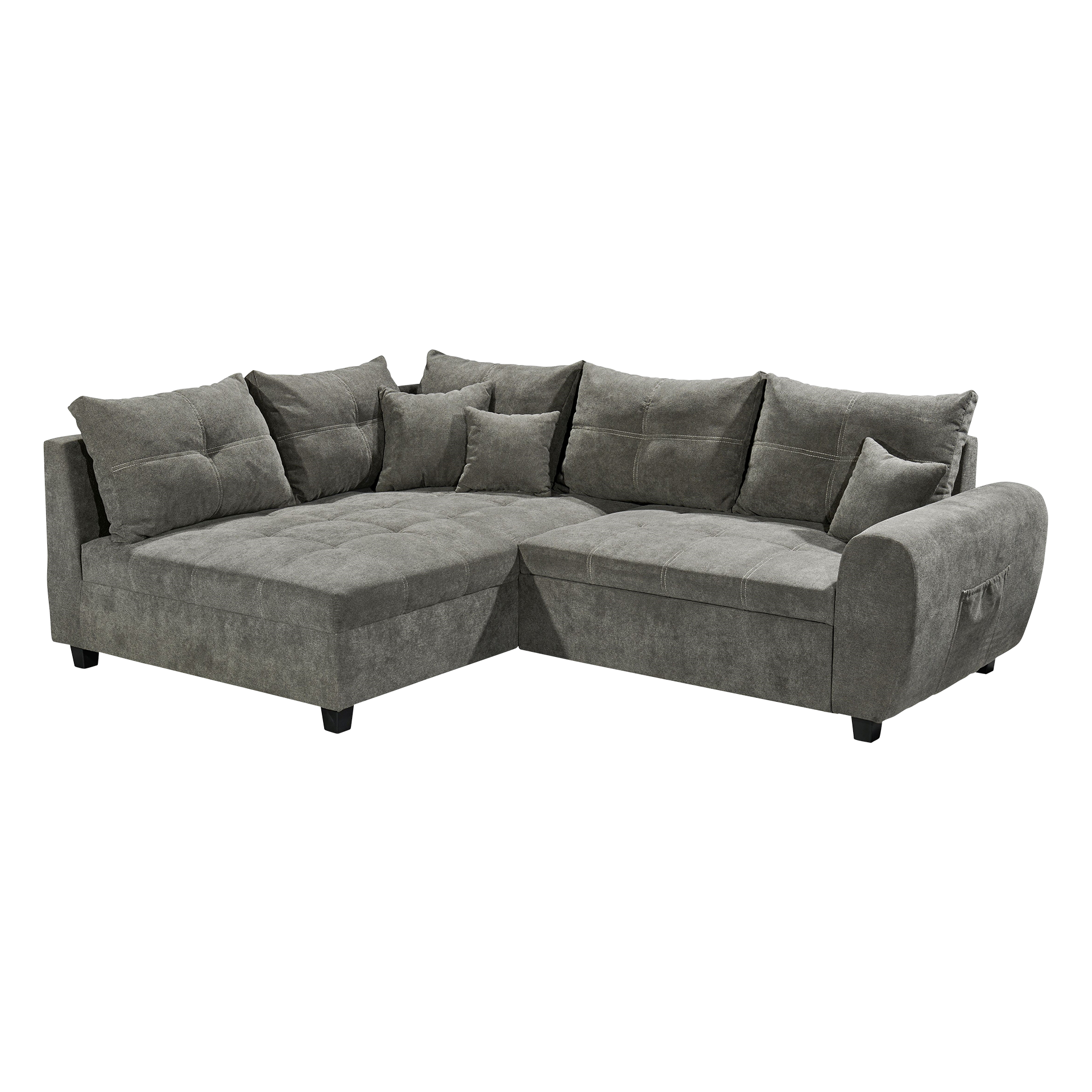 Ecksofa Lea Grau