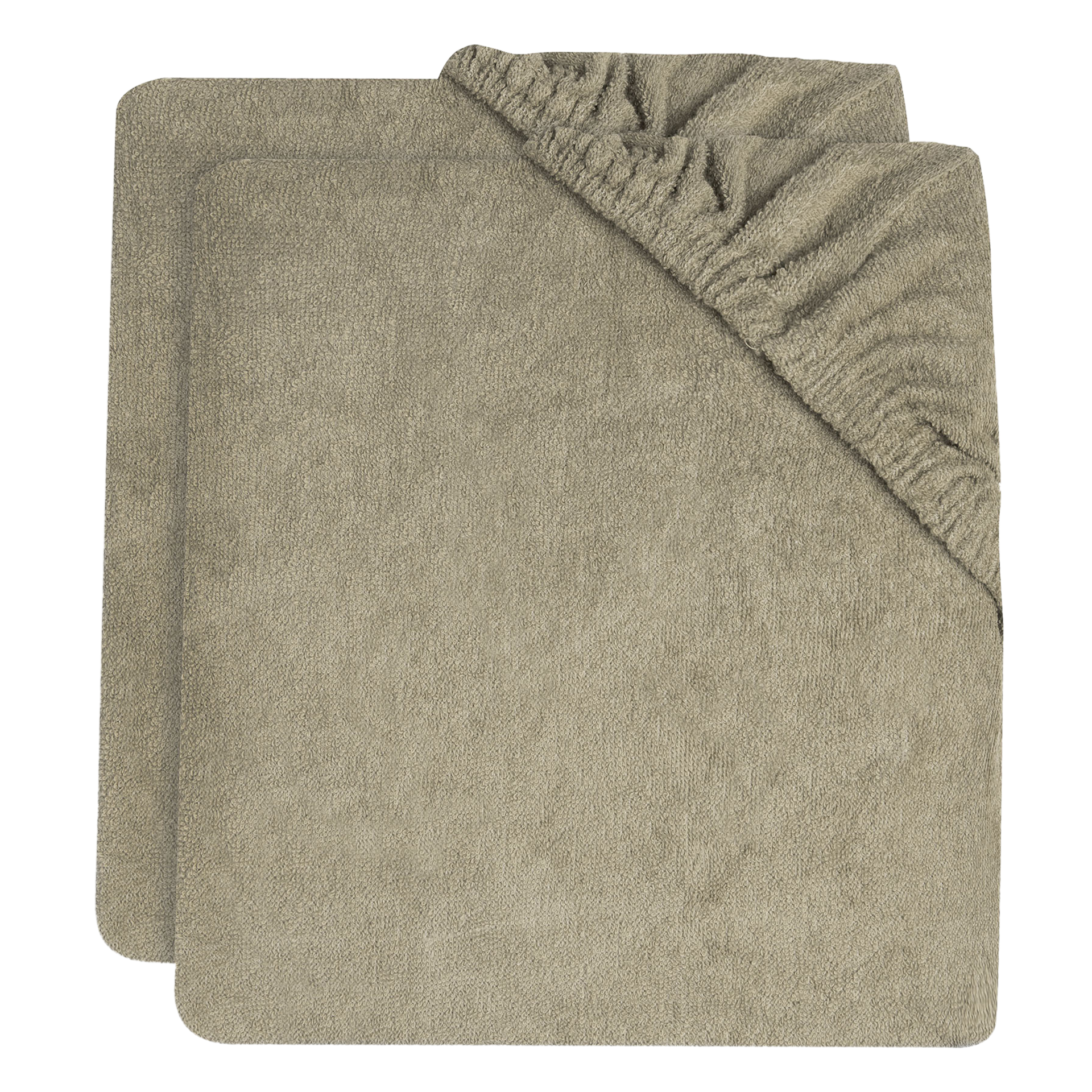 Wickelauflagenbezug Frottee 2-teilig Olive Green