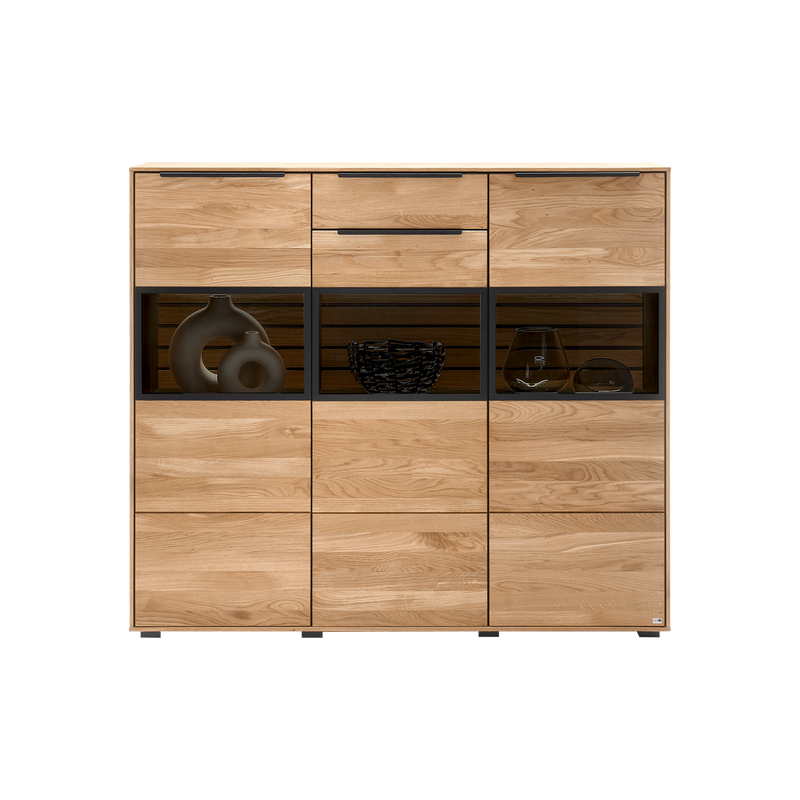 set one by Musterring Highboard Jackson Eichefarben set one by Musterring Highboard Jackson Eichefarben