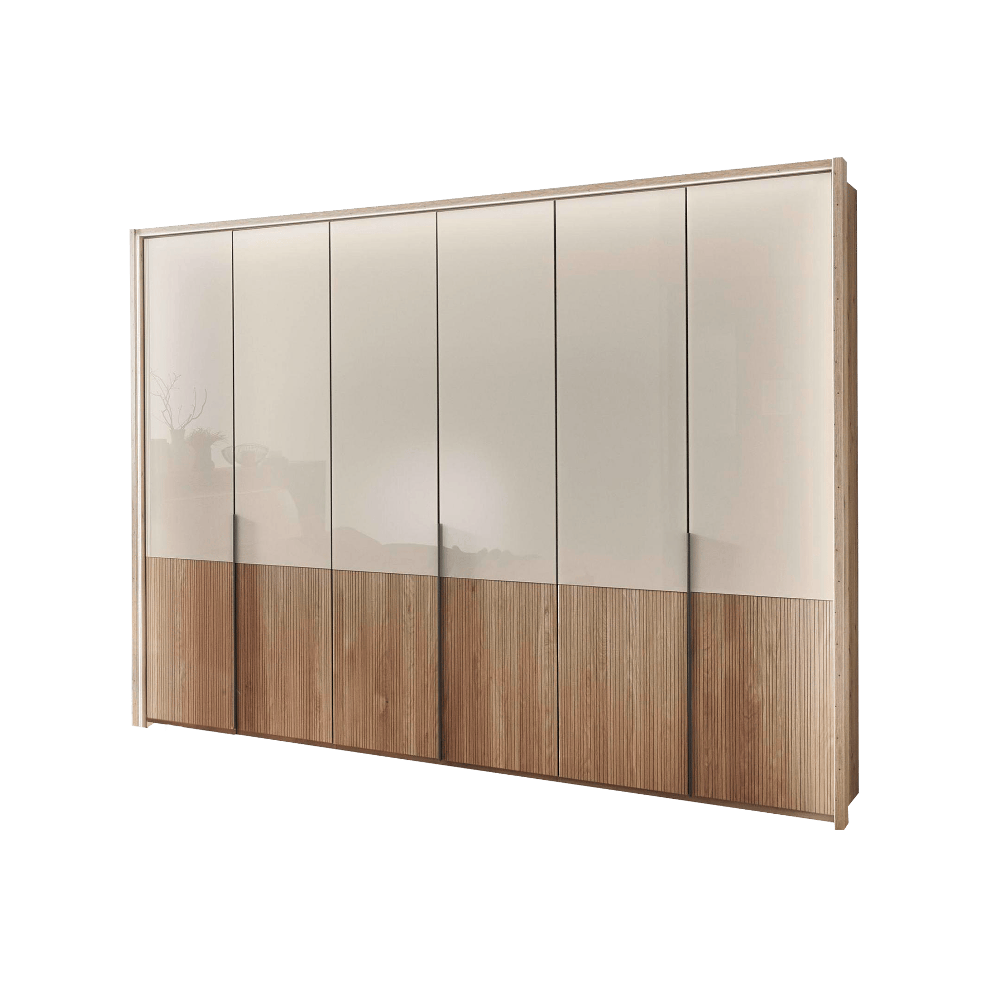 Collection H Drehtürenschrank Vivaldi 6-türig Eichefarben 65*307*220 Collection H Drehtürenschrank Vivaldi 6-türig Eichefarben 65*307*220