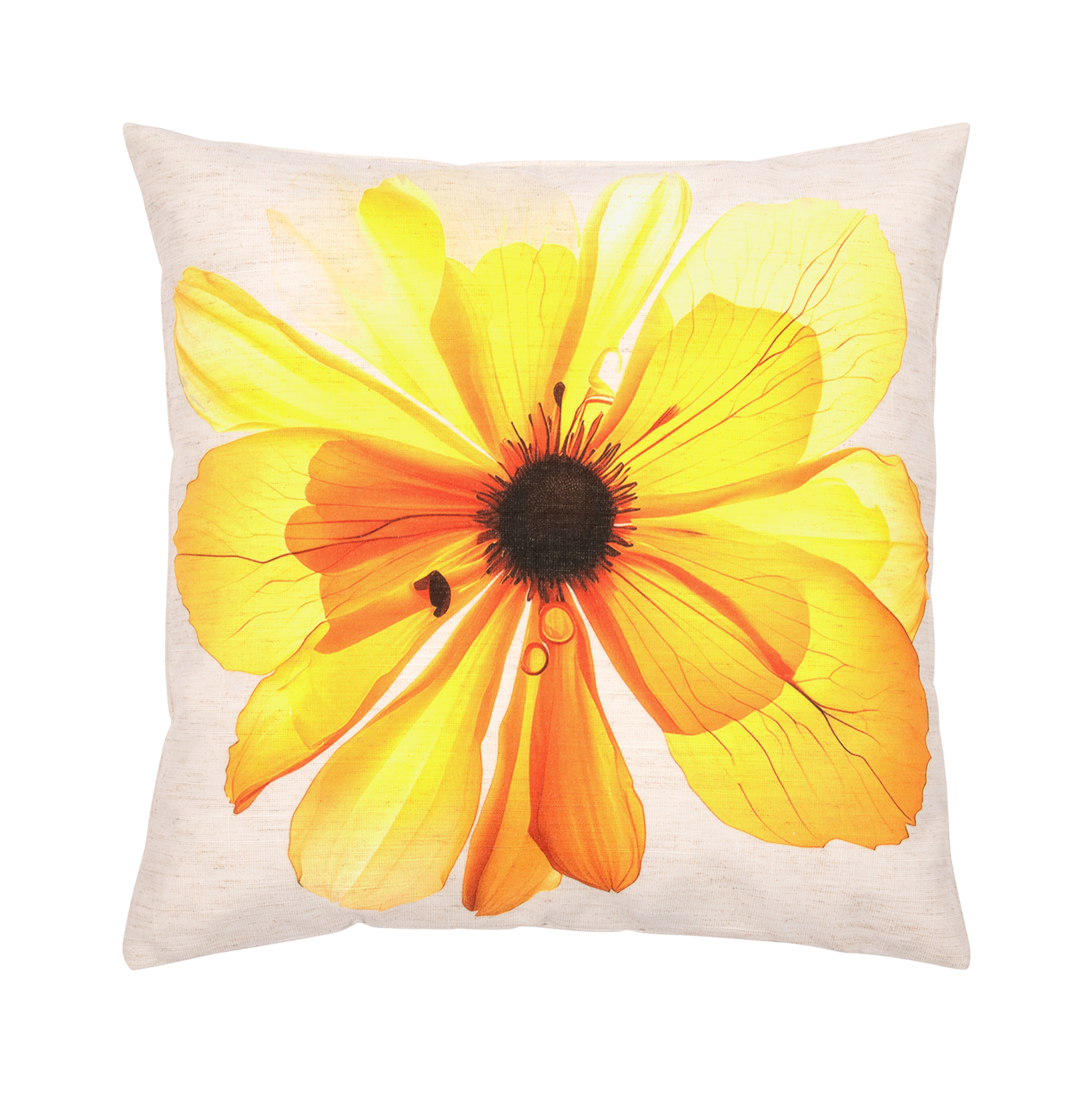 Kissenhülle Flower Yellow 45x45cm