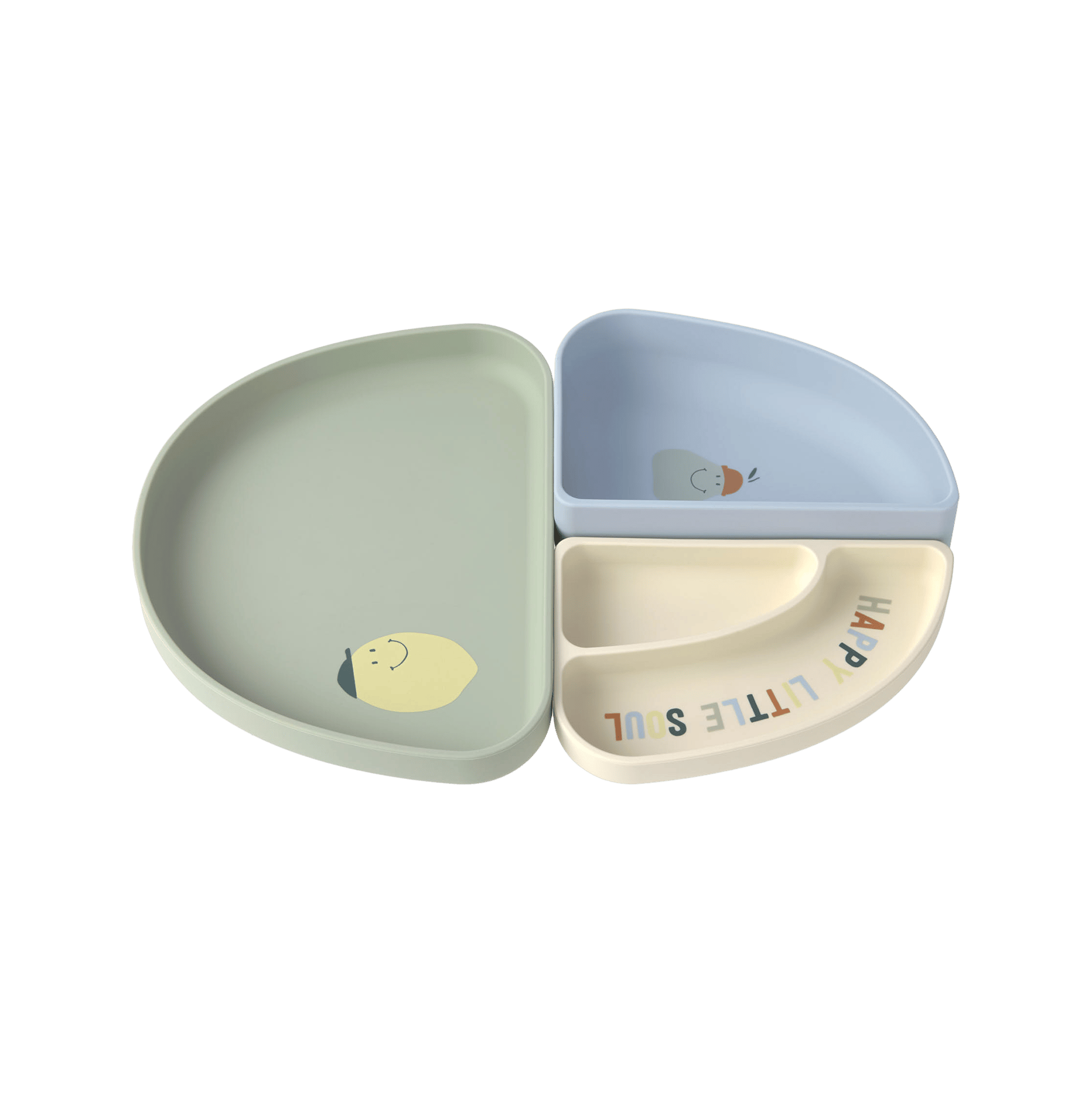 Kindergeschirr Dish Set 3 pcs 3-teilig Lemon