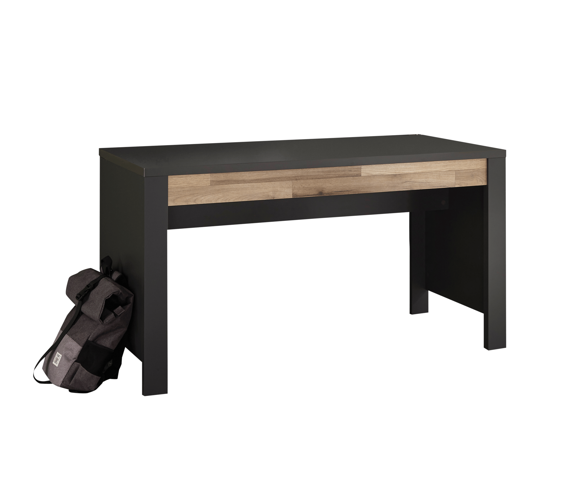 Coolfurn Schreibtisch Detroit Absetzung Dekor Montana Oak Gestell Dekor Graphit Coolfurn Schreibtisch Detroit Absetzung Dekor Montana Oak Gestell Dekor Graphit