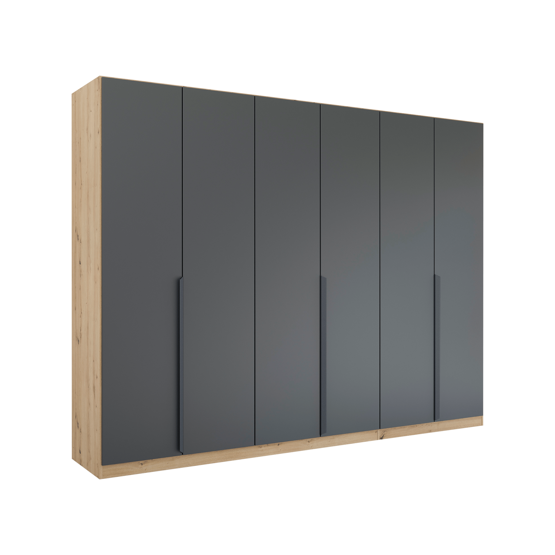 Drehtürenschrank Wildwest 6-türig Grau 54*271*210 Drehtürenschrank Wildwest 6-türig Grau 54*271*210