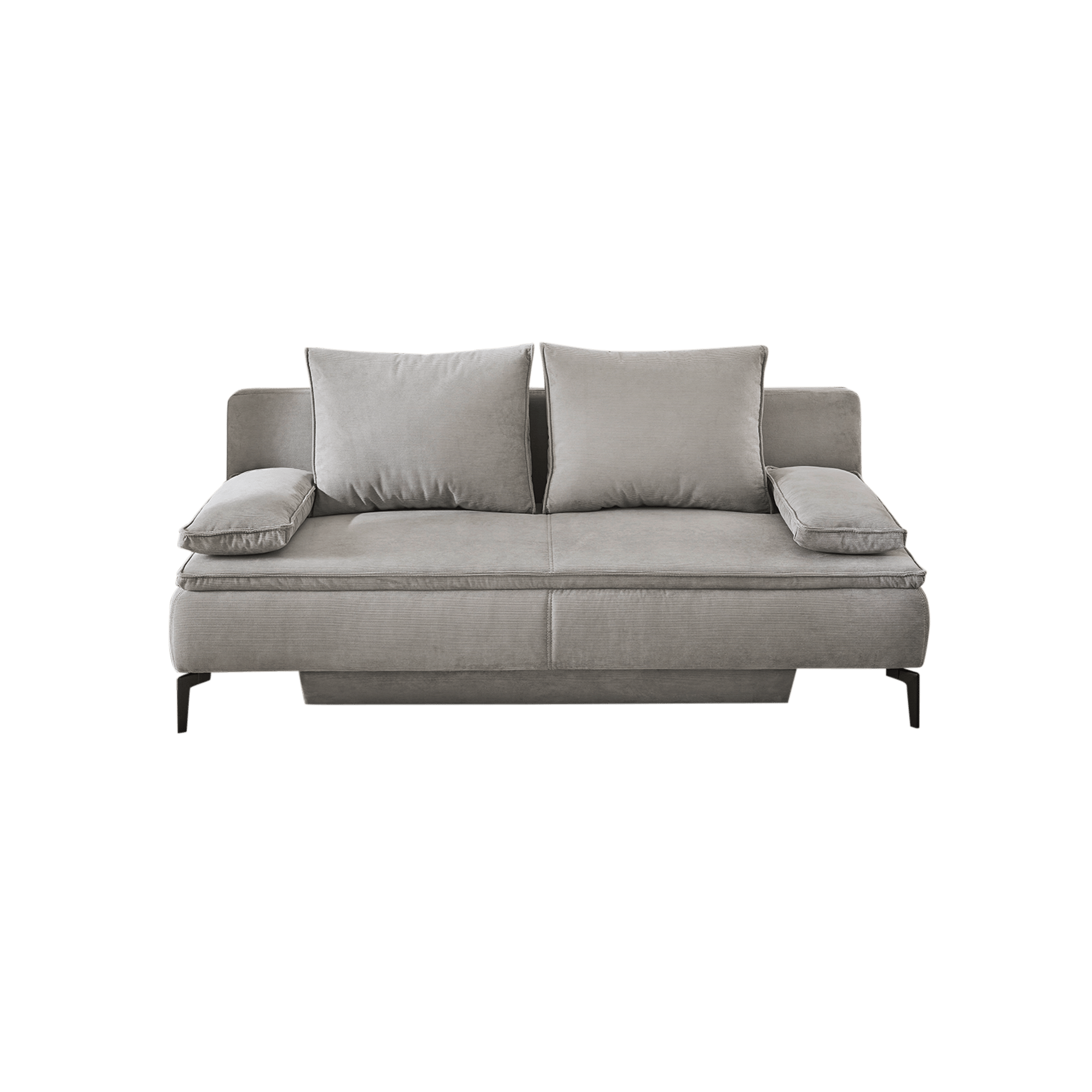Schlafsofa John Feincord mittelgrau Schlafsofa John Feincord mittelgrau