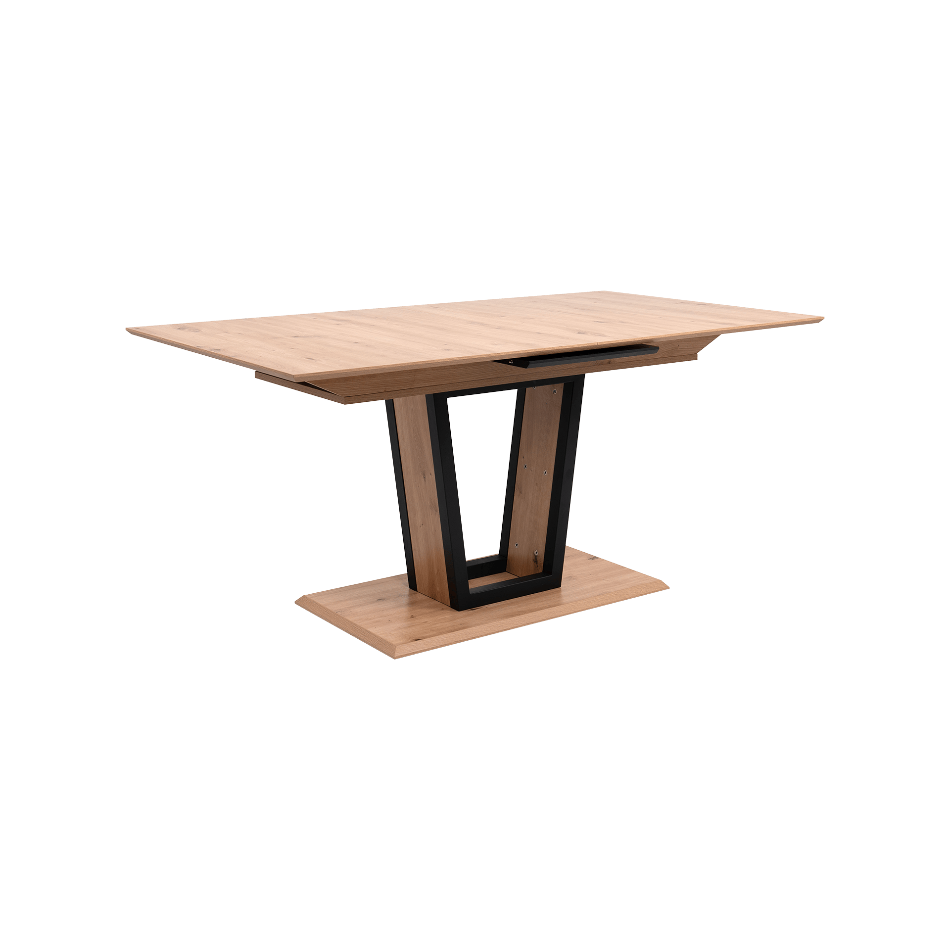 Esstisch mit Auszug Sona Eichefarben 160*90*76