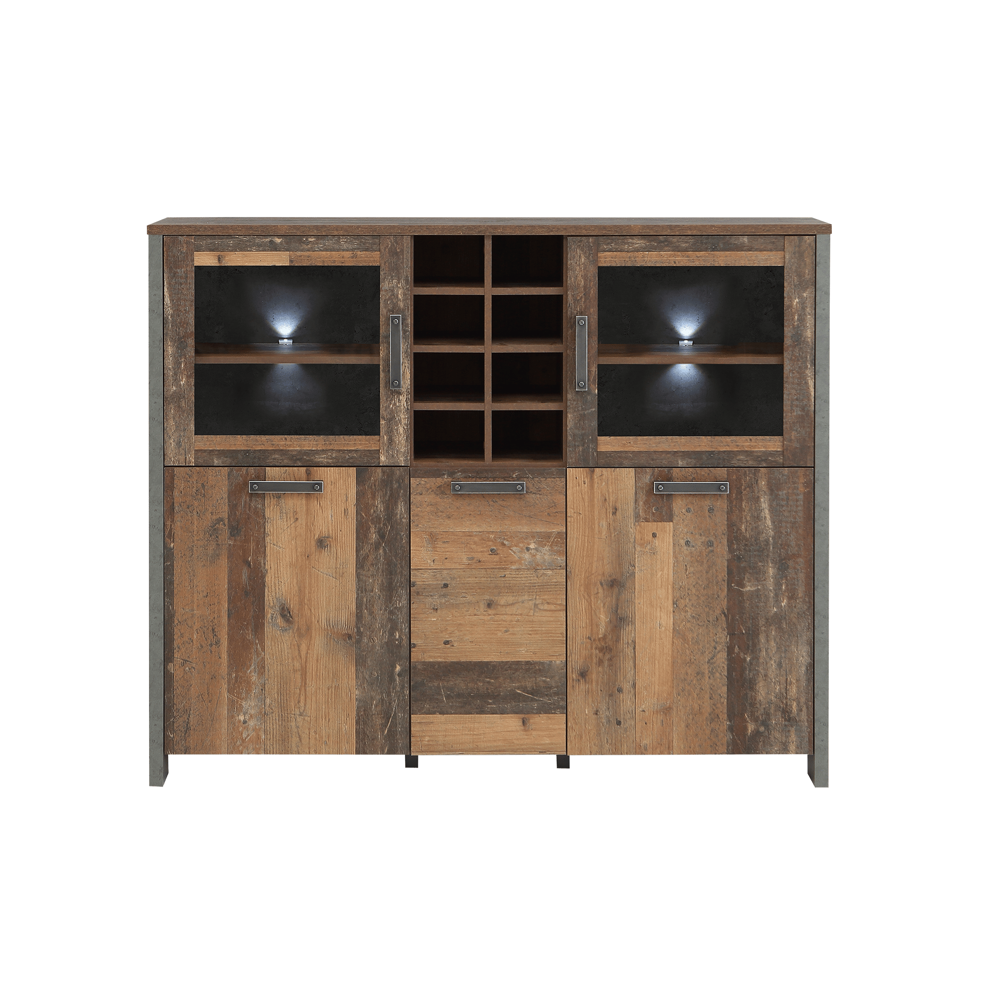 Highboard Clay Holzfarben 41.4*151.3*125.4