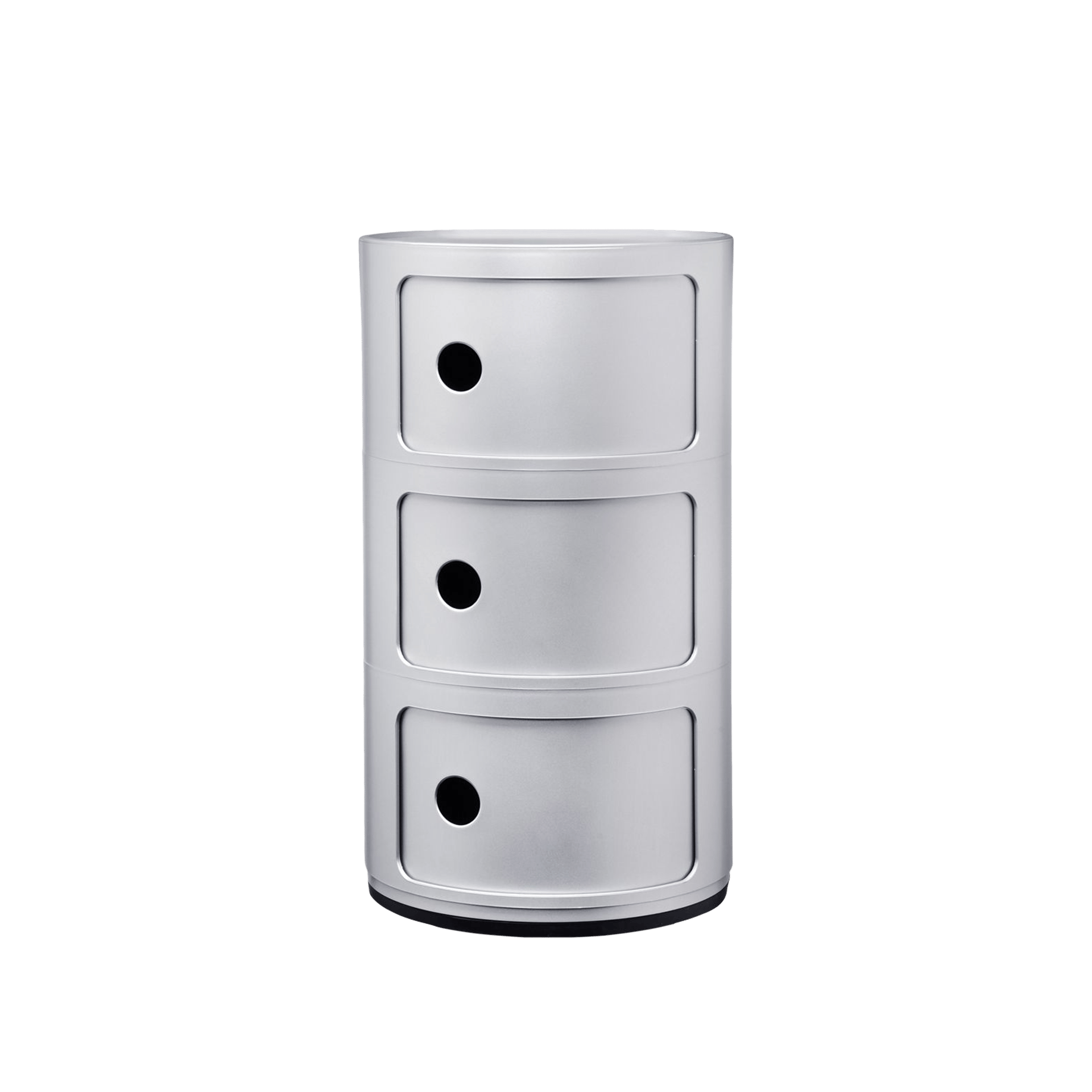 Kartell® Container Componibili Recycled Silber matt Kartell® Container Componibili Recycled Silber matt
