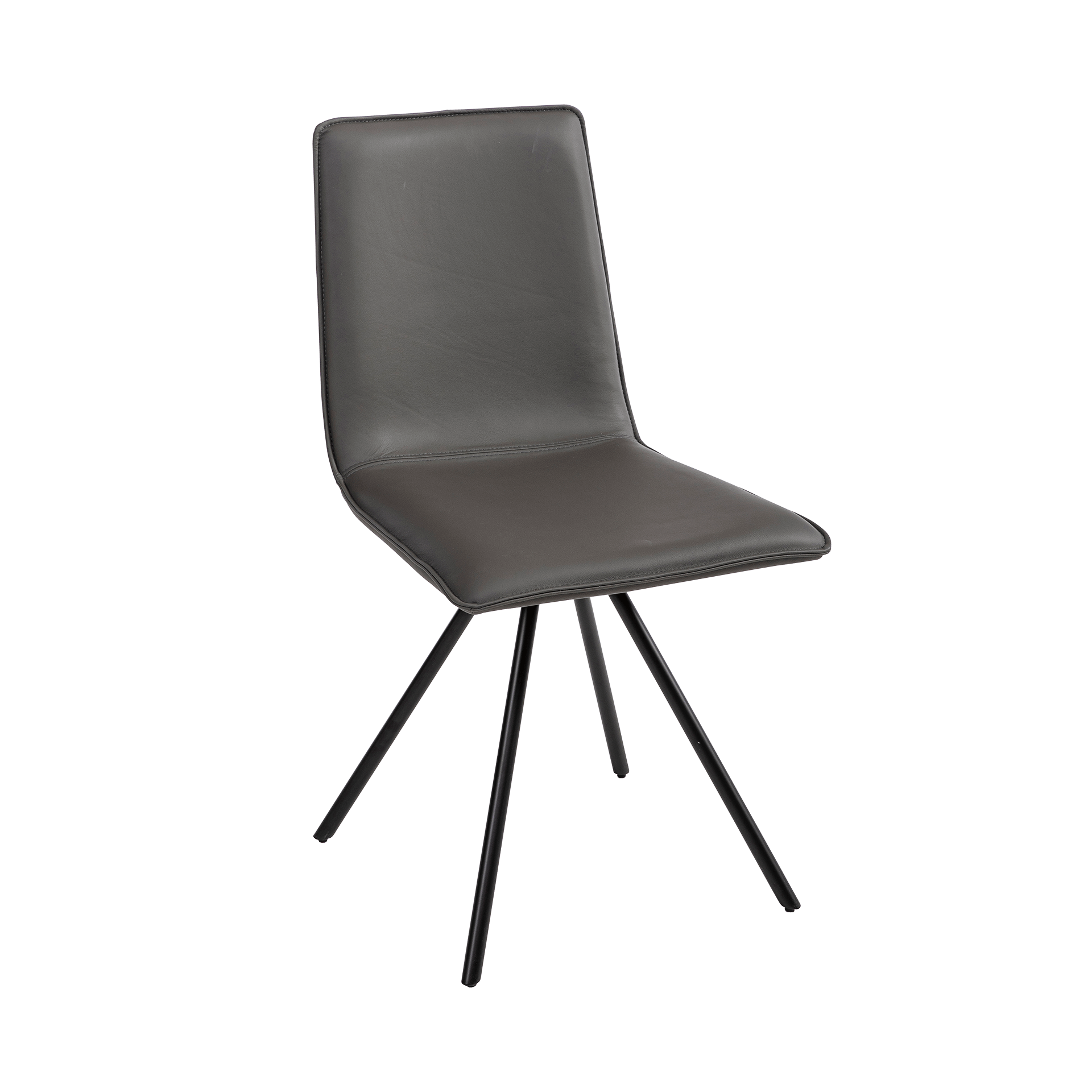 Stuhl Vicky Bezug Charcoal, Gestell Schwarz Stuhl Vicky Bezug Charcoal, Gestell Schwarz
