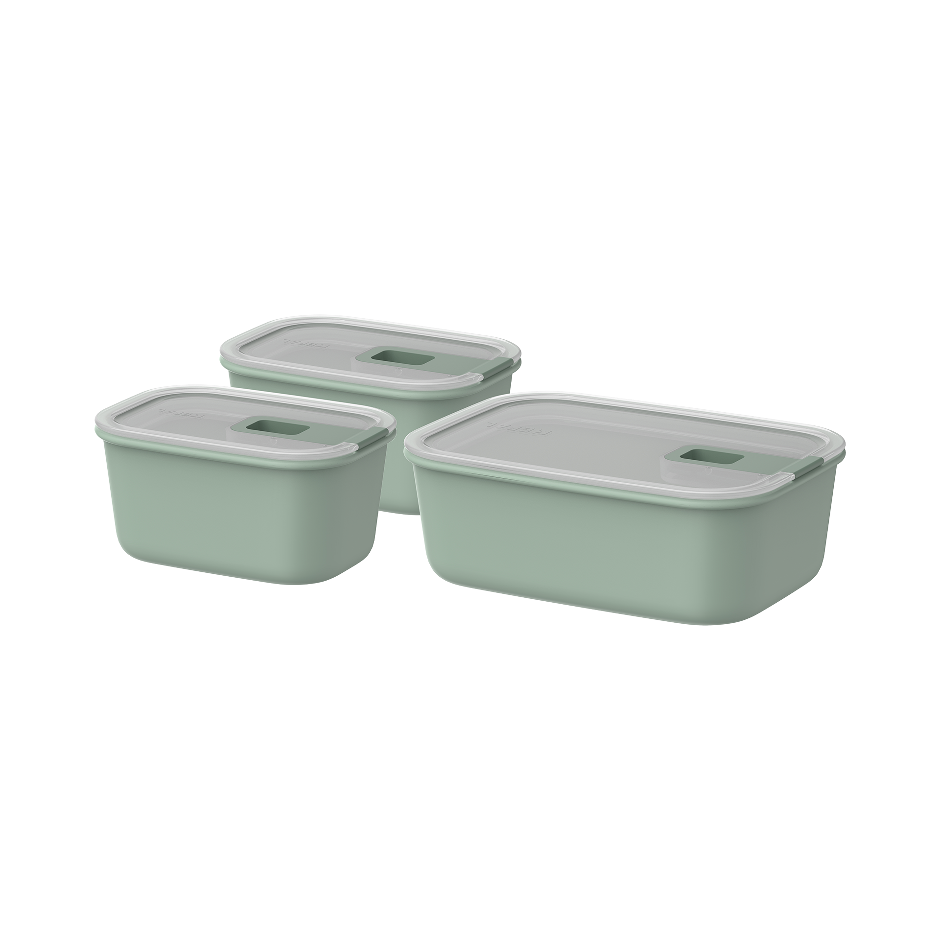 Mepal Frischhaltedosen-Set Easyclip Nordic Sage