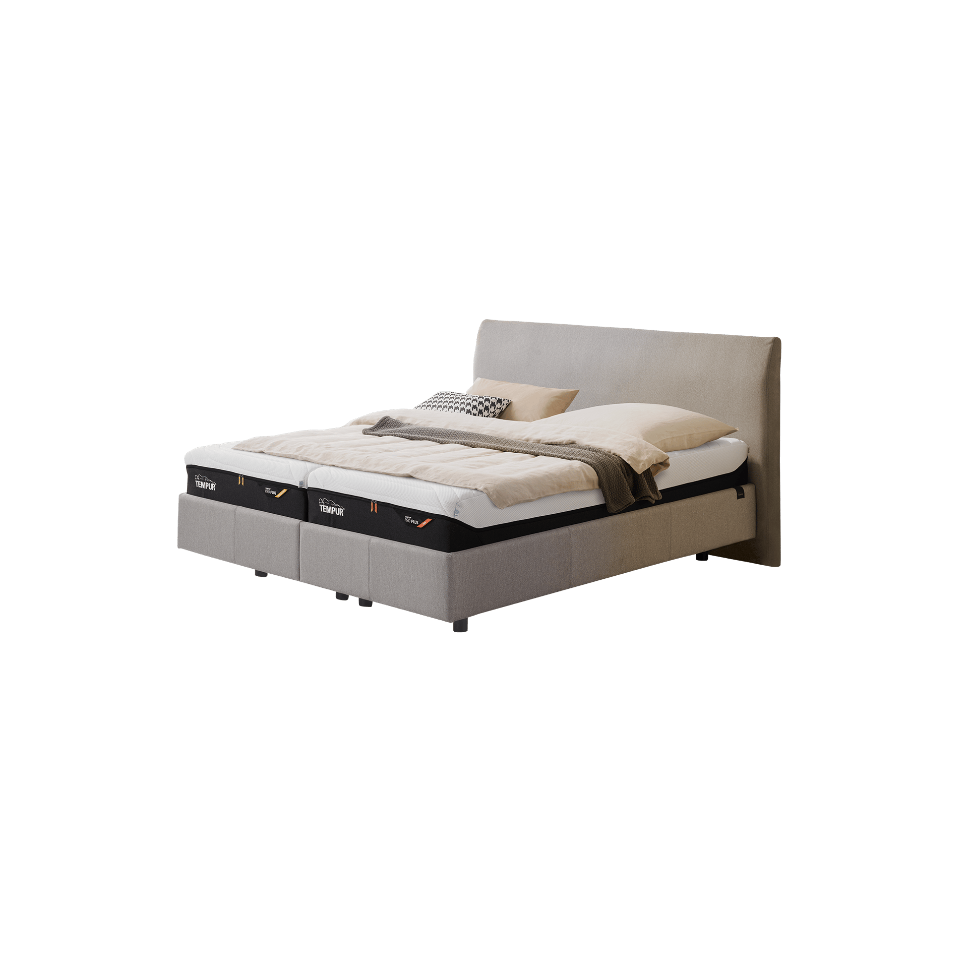 TEMPUR® Polsterbett Classic Bezug Ash Grey 180x200 cm TEMPUR® Polsterbett Classic Bezug Ash Grey 180x200 cm