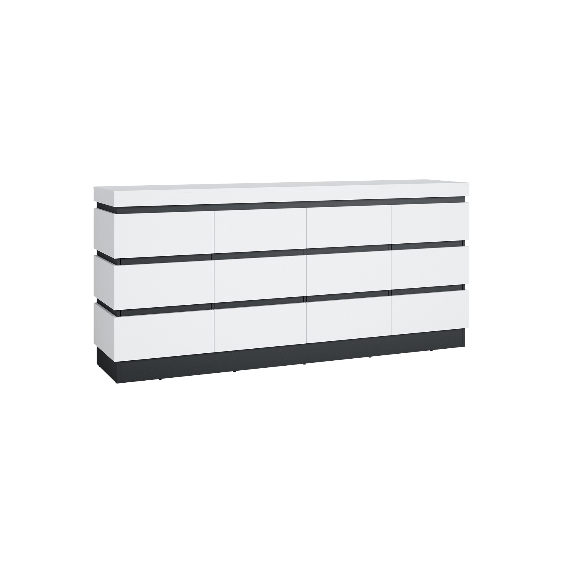 Sideboard Caren Weiß 45*201.2*92.5