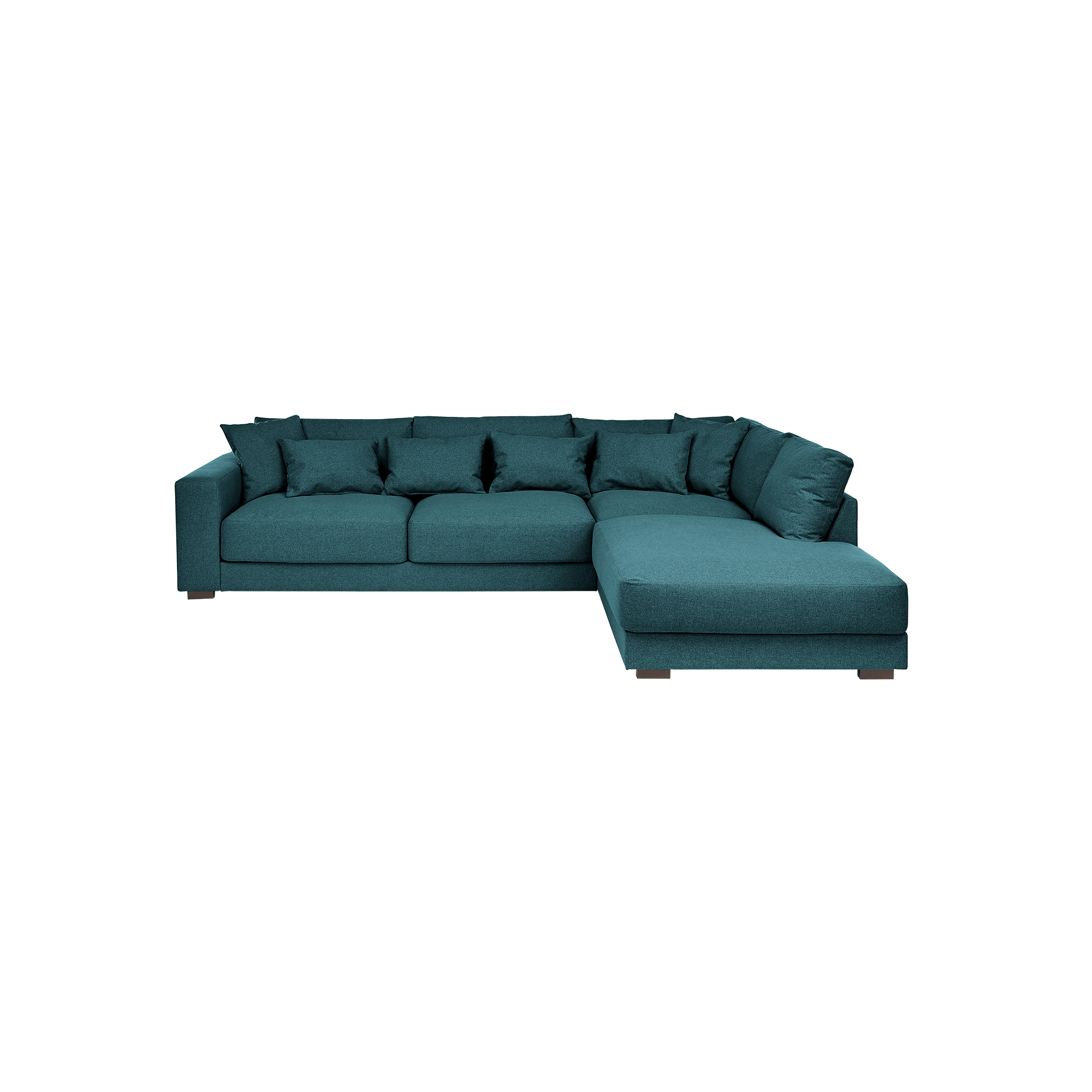 Ecksofa Diego Blau