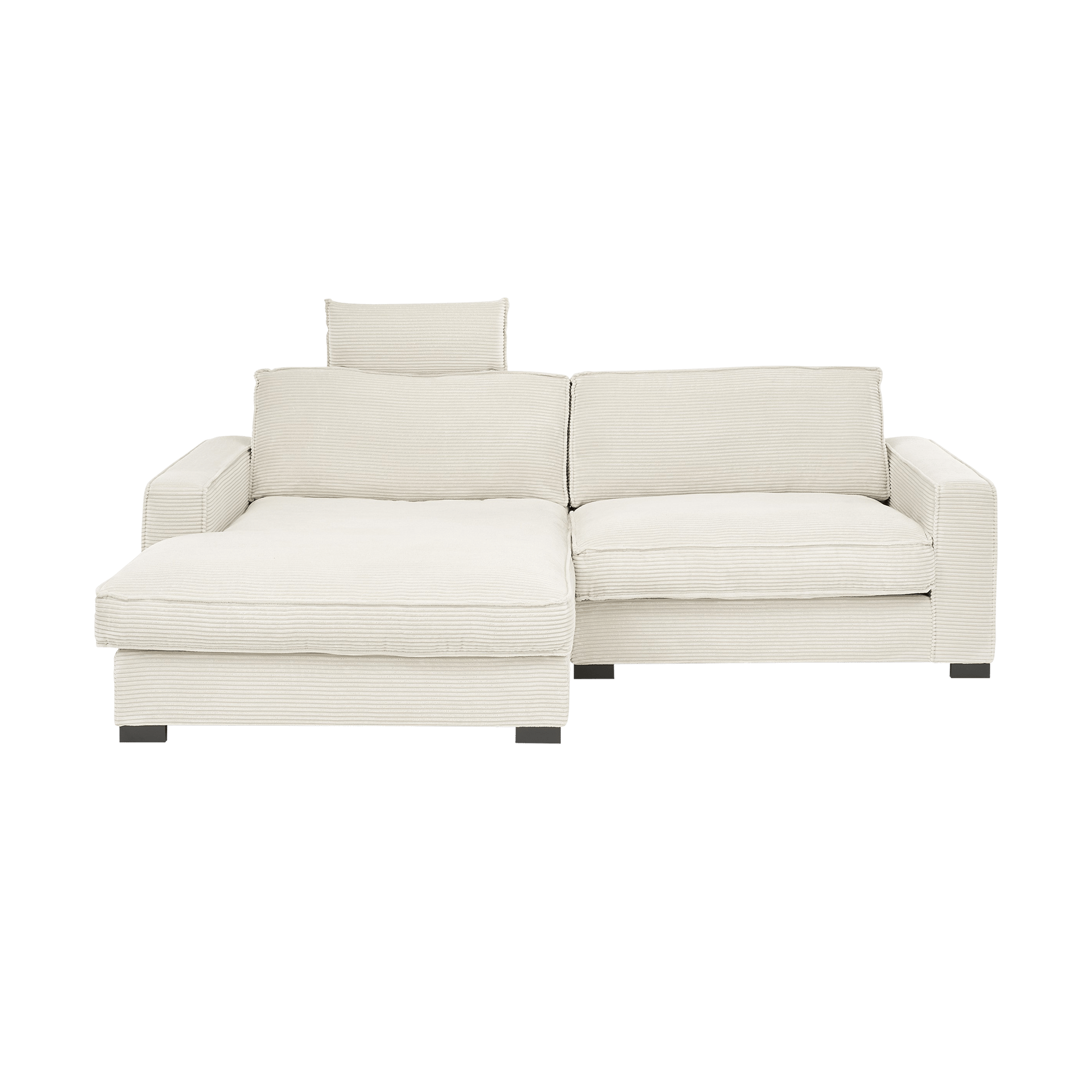 Ecksofa Happy Weiß