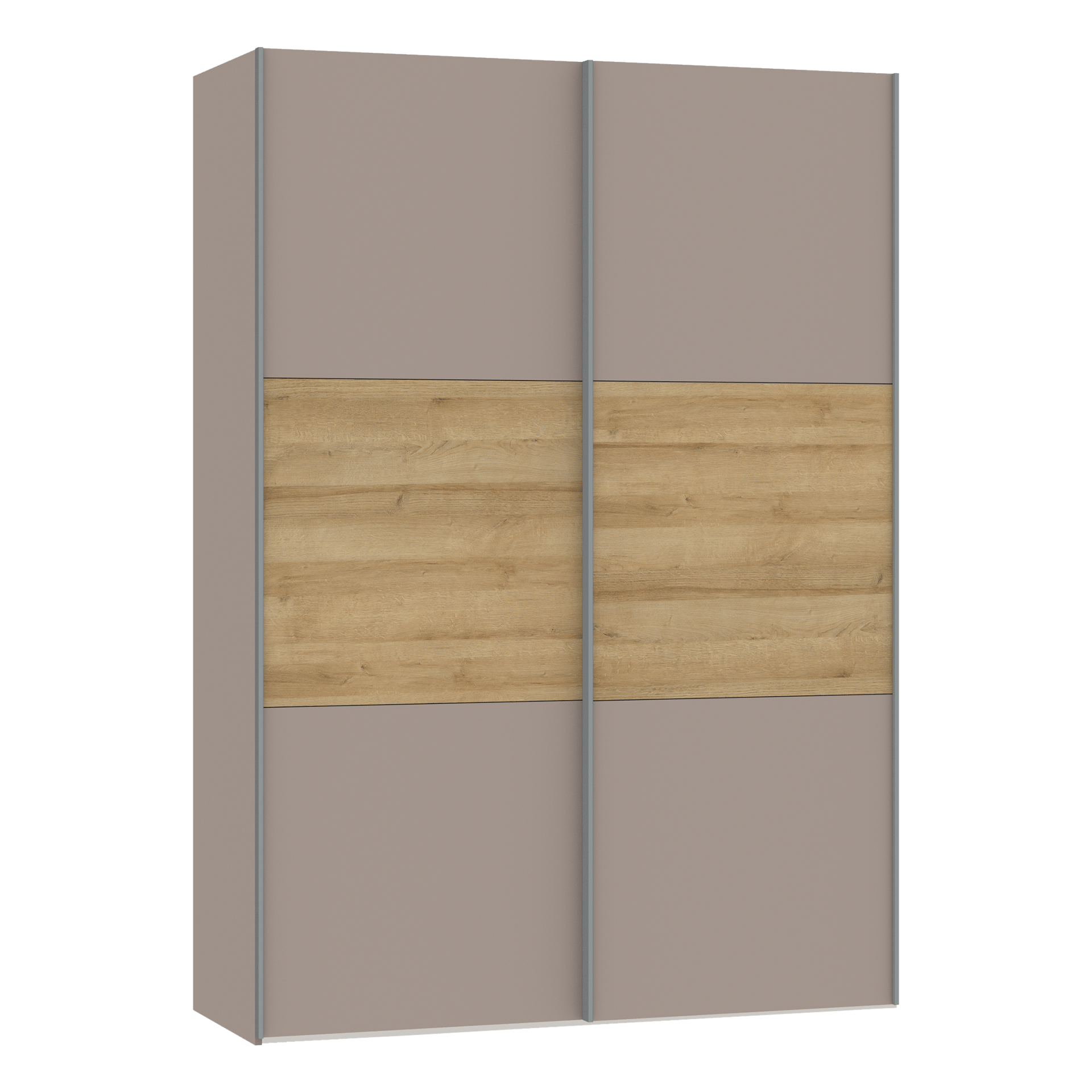 Schwebetürenschrank Lea Braun 59*152*220
