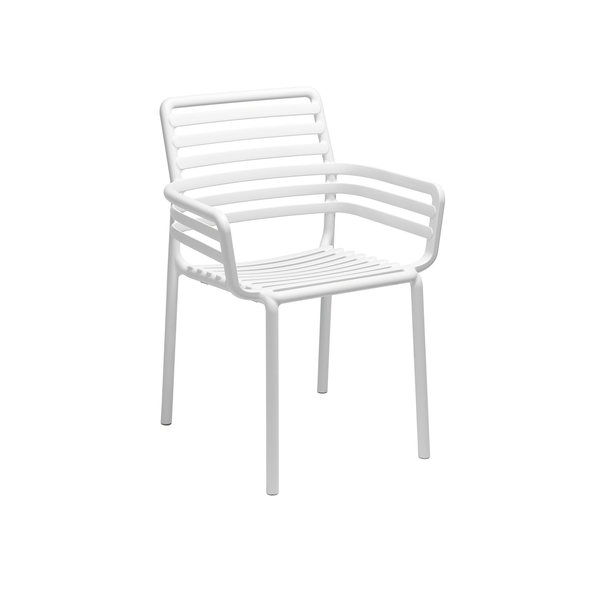 Nardi Armlehnstuhl Doga Bianco stapelbar Nardi Armlehnstuhl Doga Bianco stapelbar