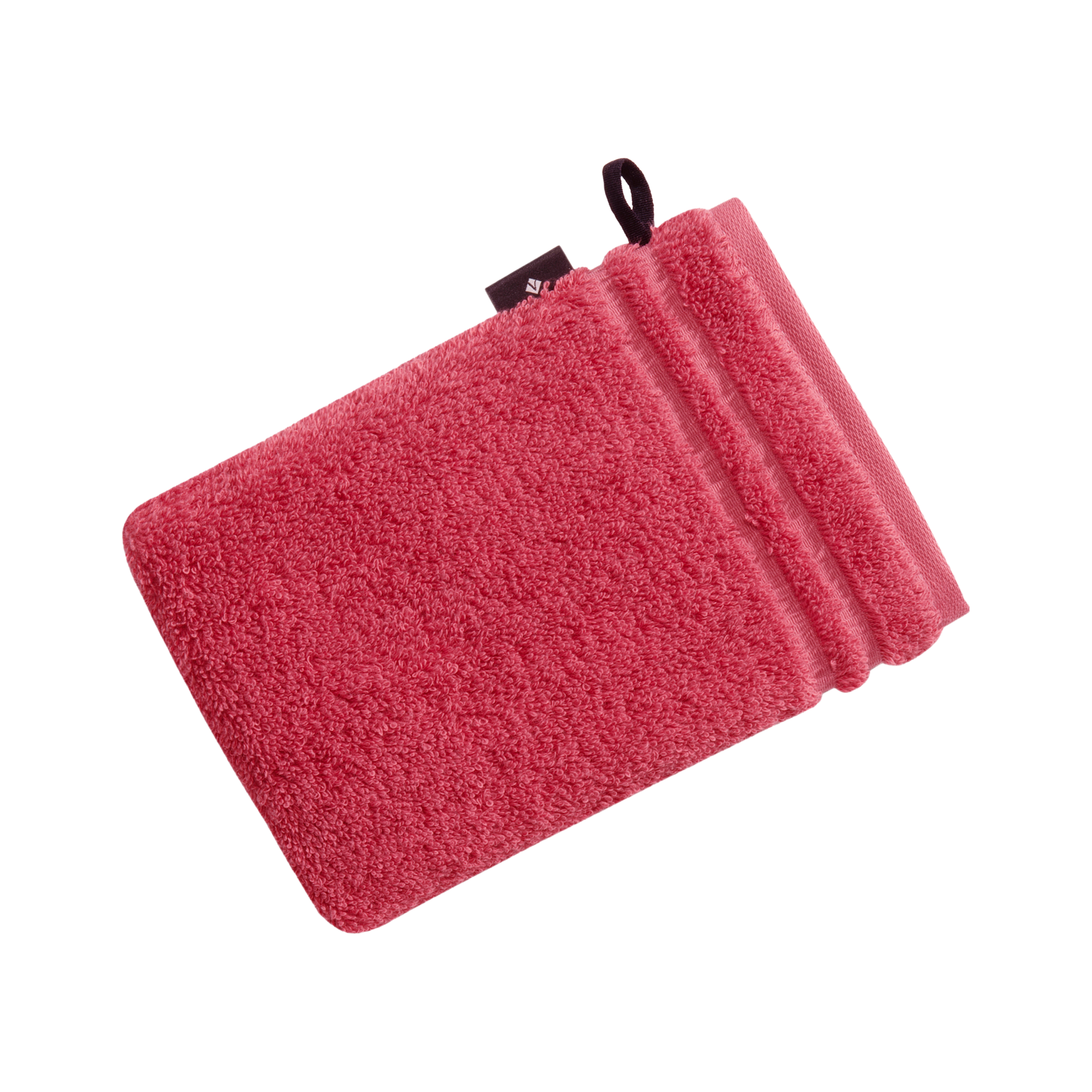 Vossen Waschhandschuh Vienna Maroon 16x22cm