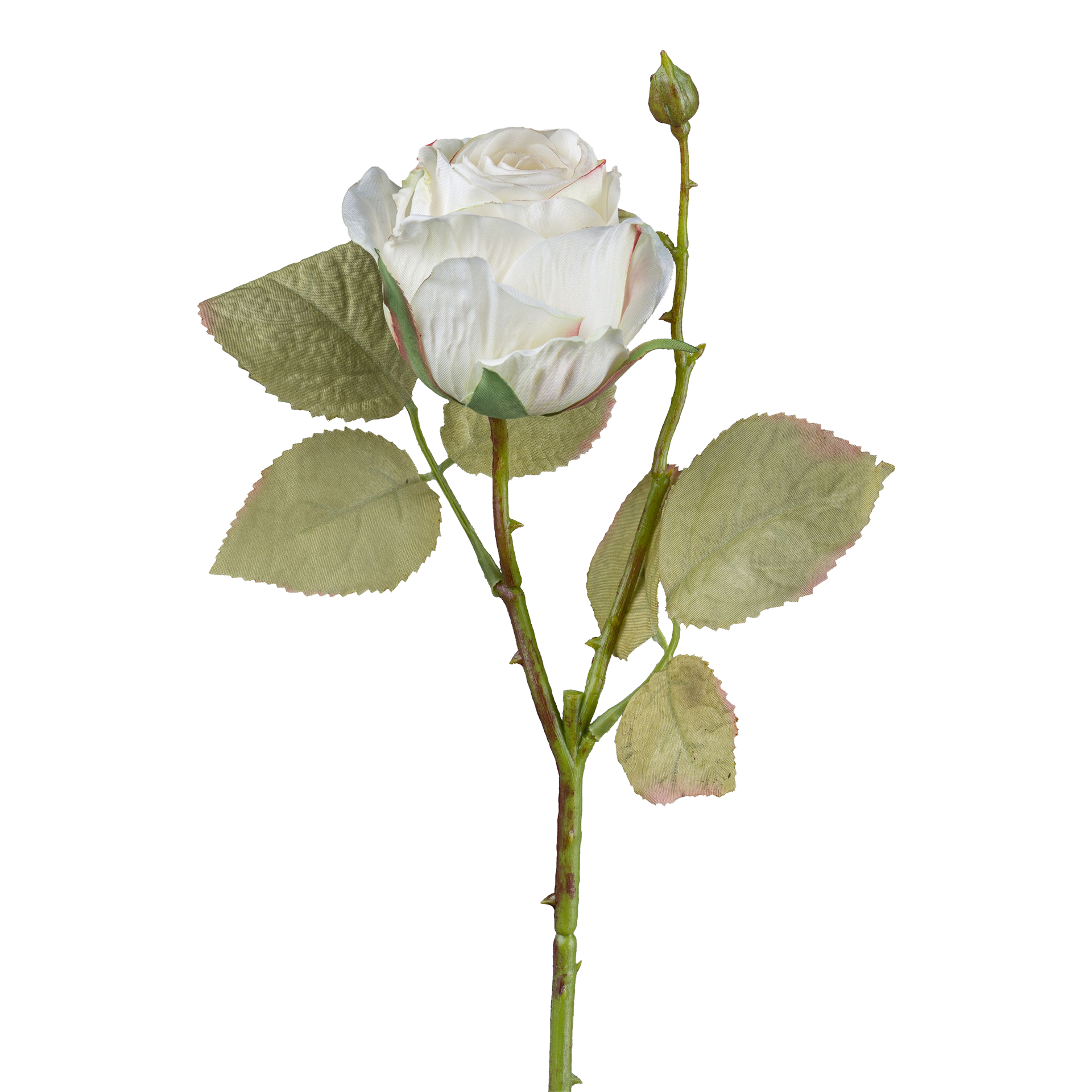 Kunstblume Vintagerose Creme