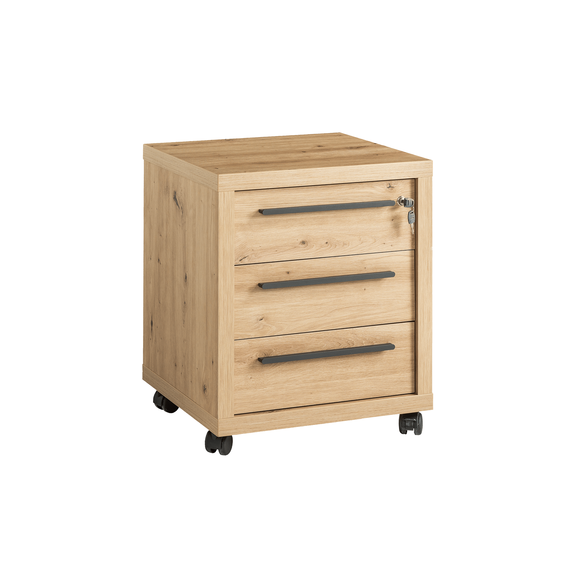 Rollcontainer Riva Eichefarben Rollcontainer Riva Eichefarben