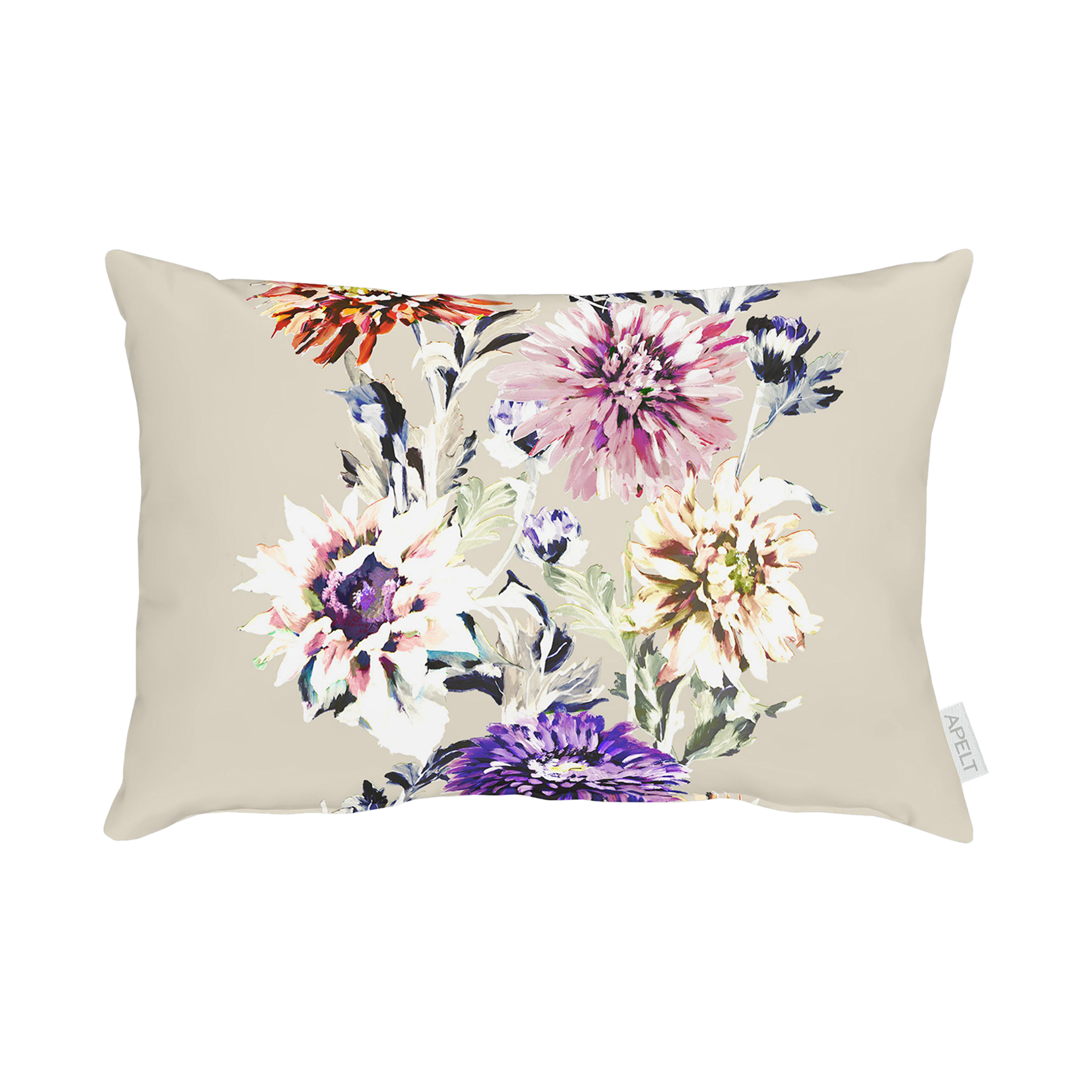 Kissen Herbstblumentraum Mehrfarbig 35x50cm