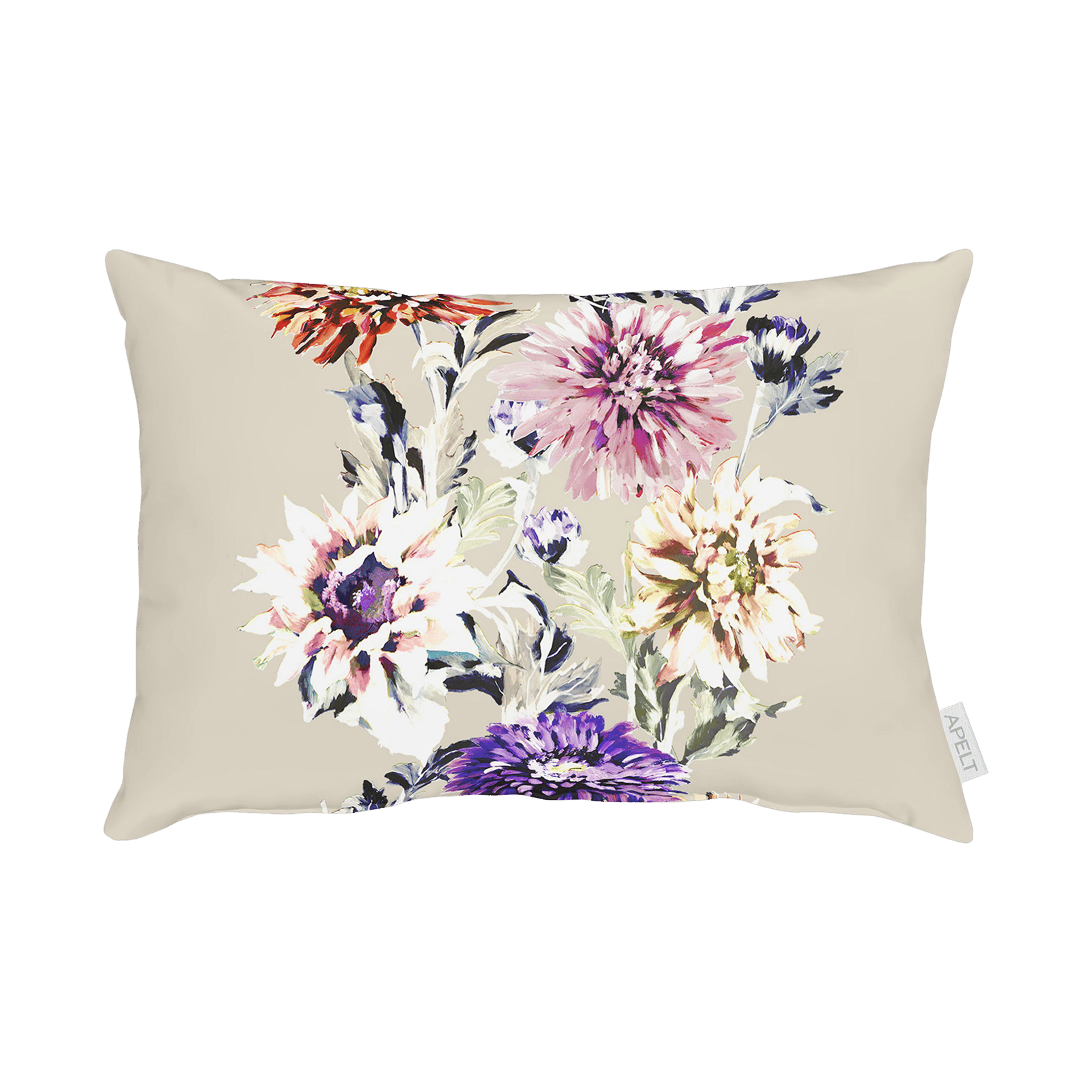 Kissen Herbstblumentraum Mehrfarbig 35x50cm