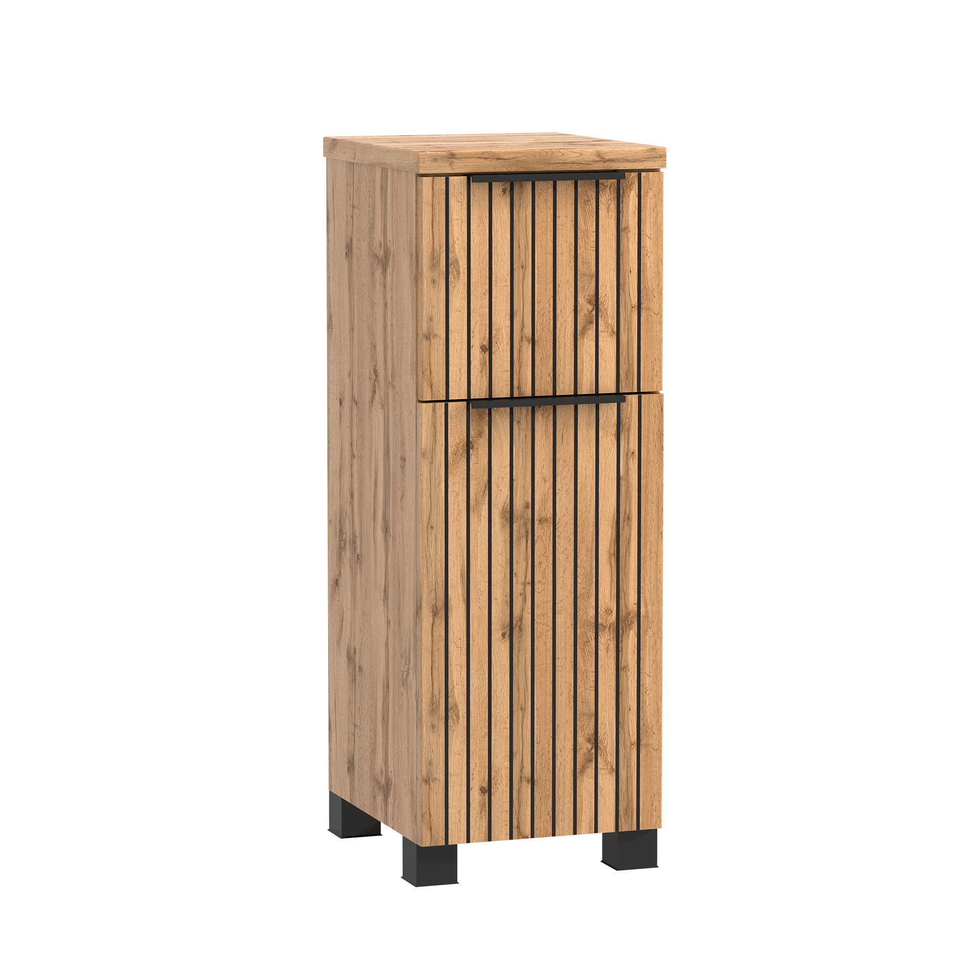 Novofurn Badschrank LINUS Eichefarben 35*30*79
