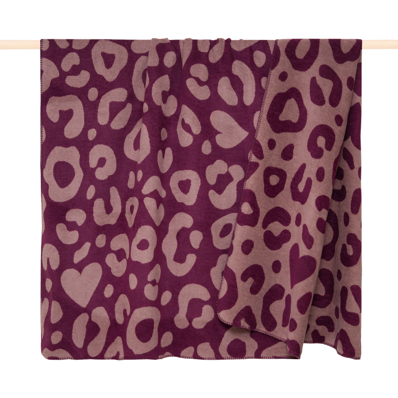 Decke Leo Burgundy 150x200cm Decke Leo Burgundy 150x200cm