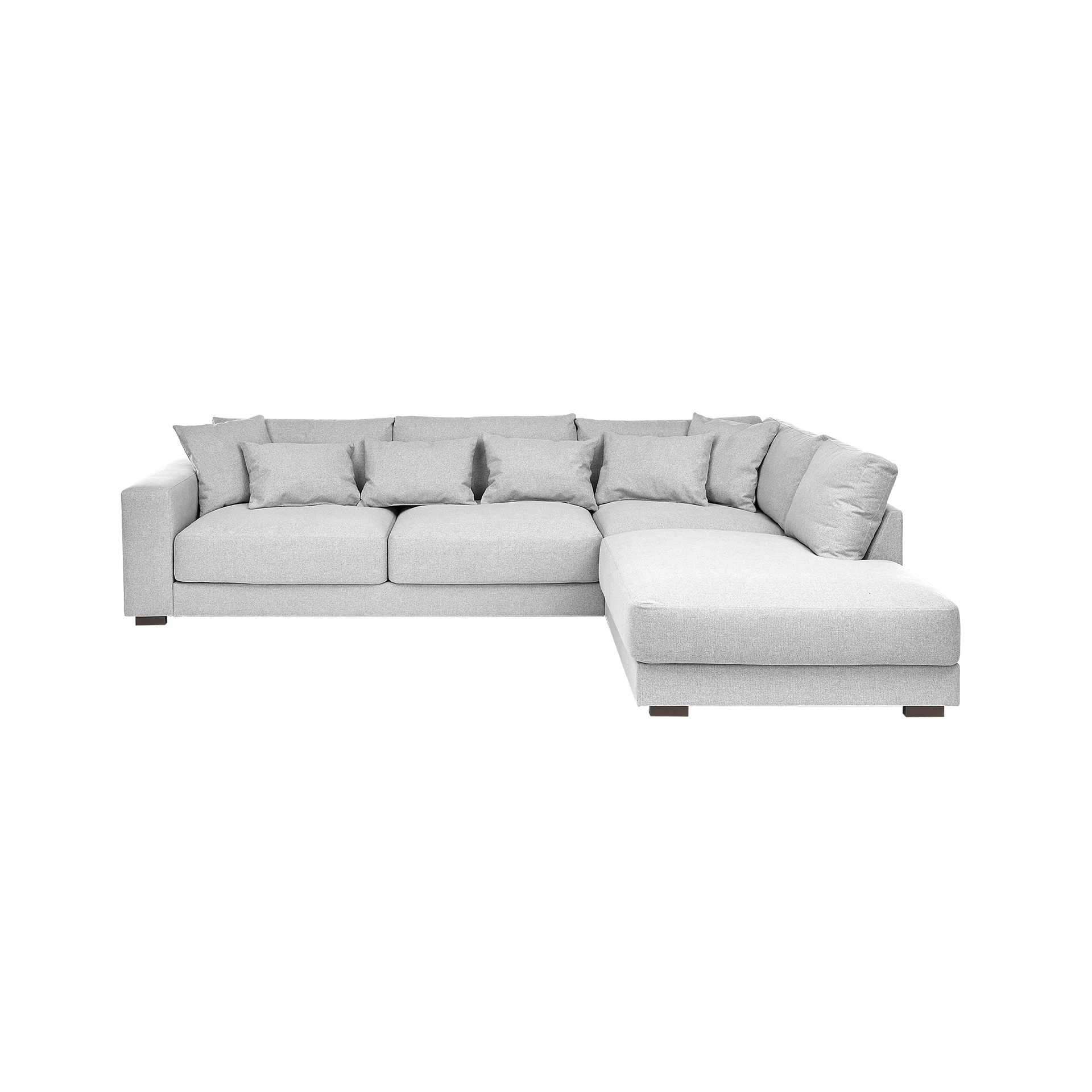 Ecksofa Diego Silber