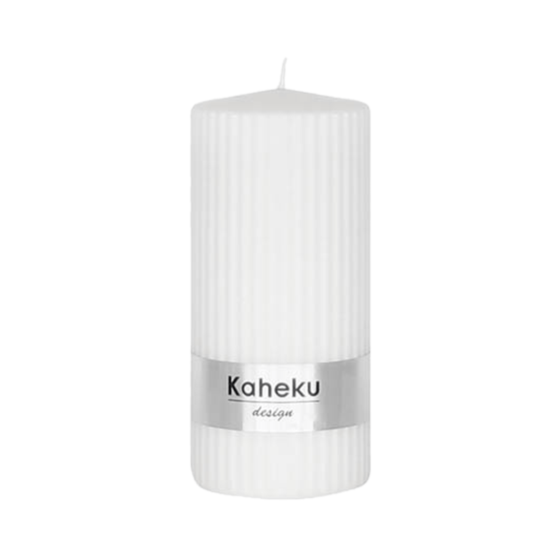 Kerze Powder Weiß