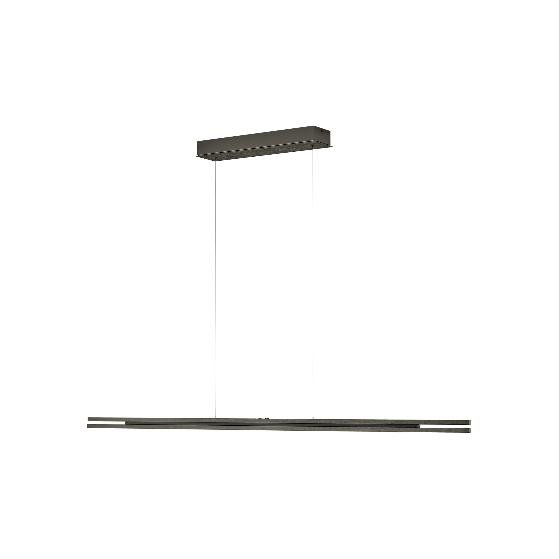 Pendelleuchte BEN Braun Bronze Silber Grau