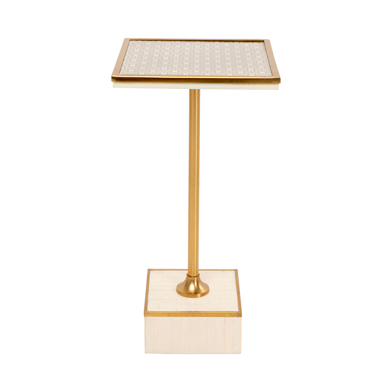 Kare Beistelltisch Grazia Beige