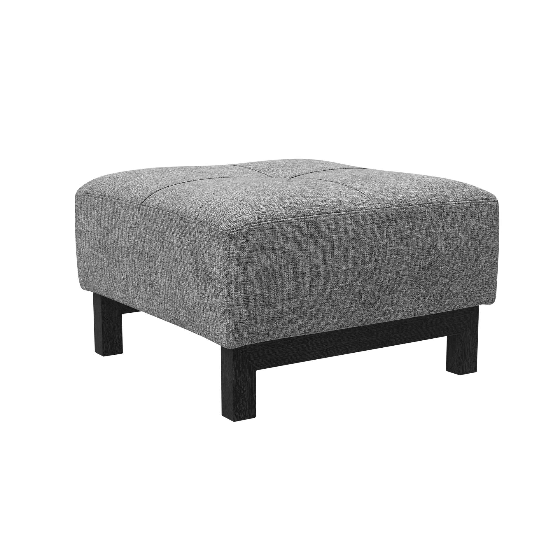 INNOVATION LIVING Hocker Bifrost Bezug Dunkelgrau, Gestell Schwarz INNOVATION LIVING Hocker Bifrost Bezug Dunkelgrau, Gestell Schwarz