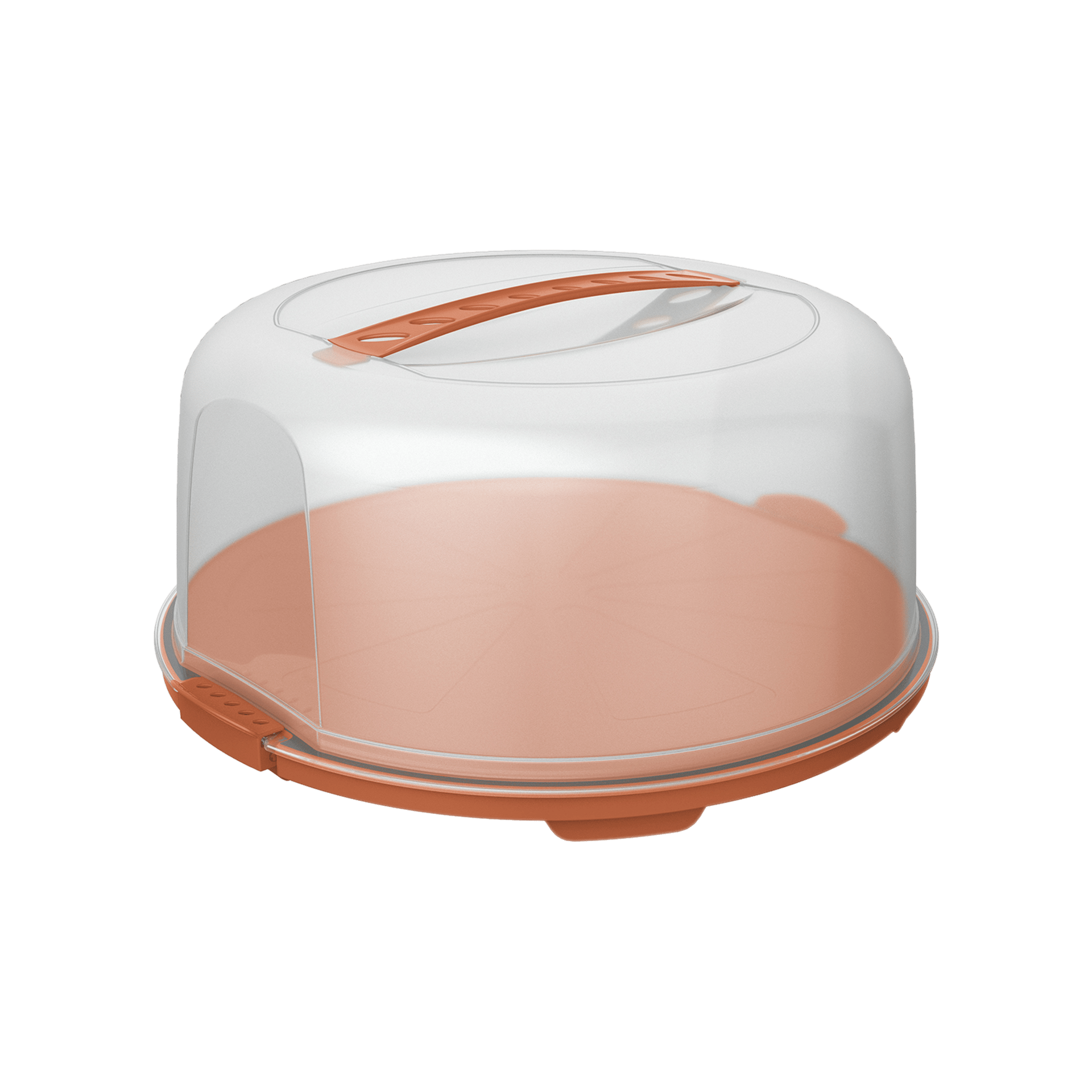 Kuchenbehälter Fresh coral clay gedeckt Kuchenbehälter Fresh coral clay gedeckt
