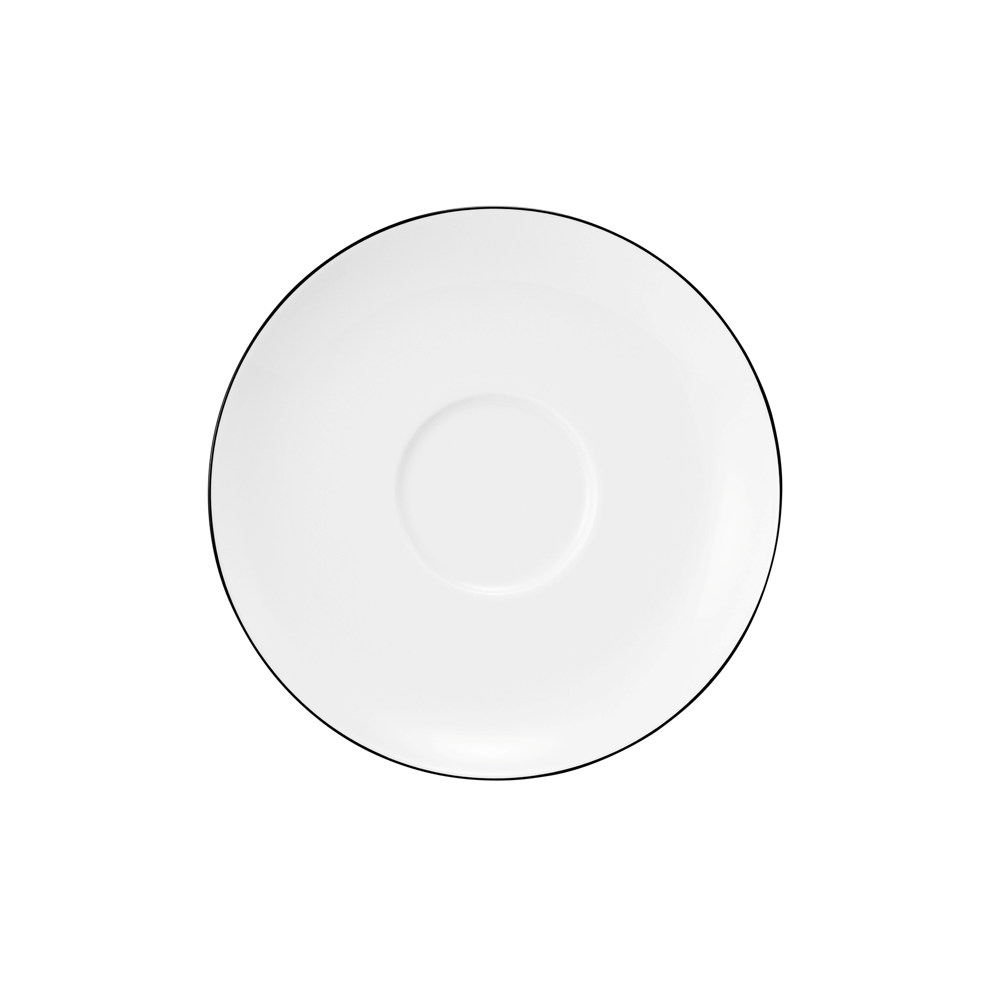 Kaffeeuntertasse Lido Black Line Schwarz