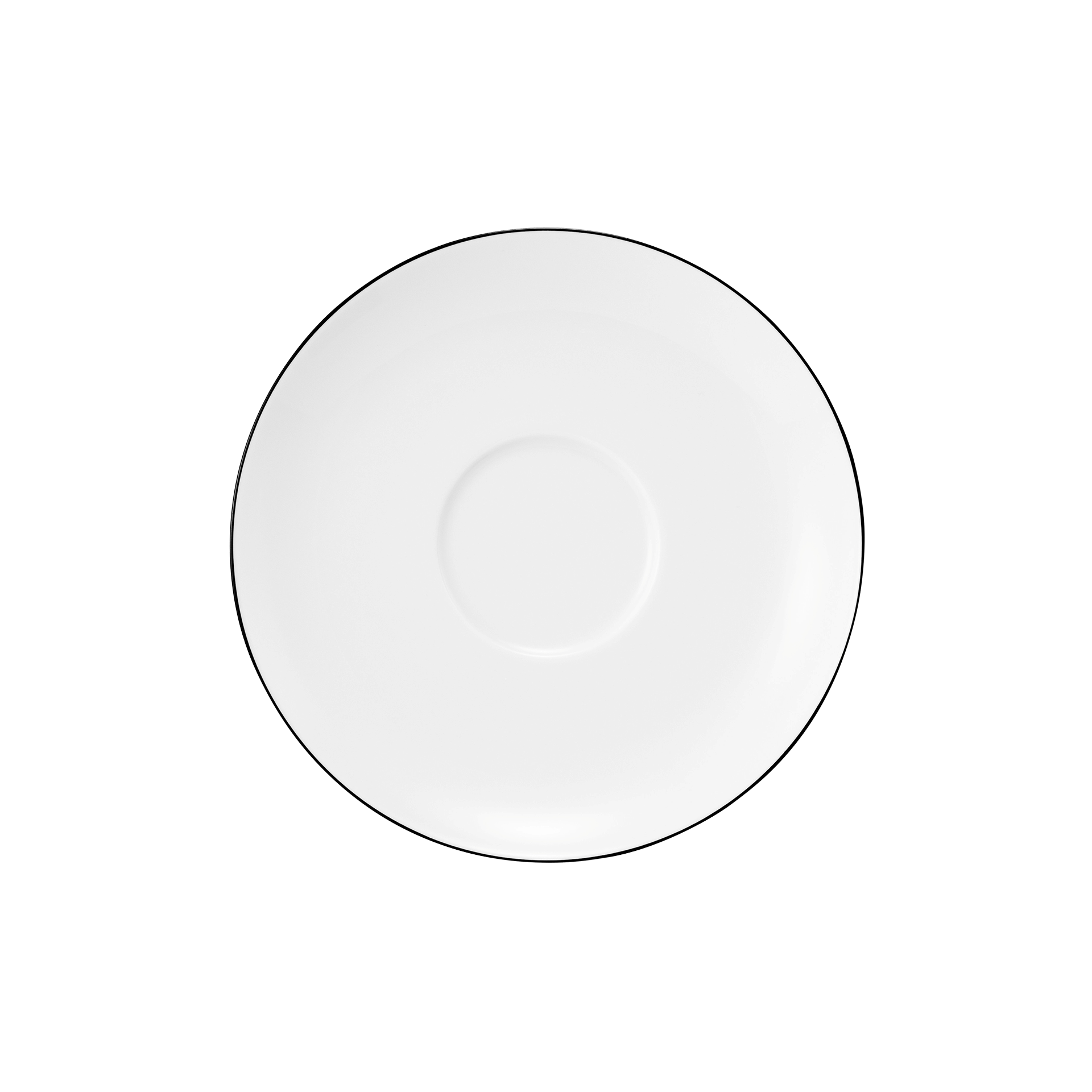 Kaffeeuntertasse Lido Black Line Schwarz