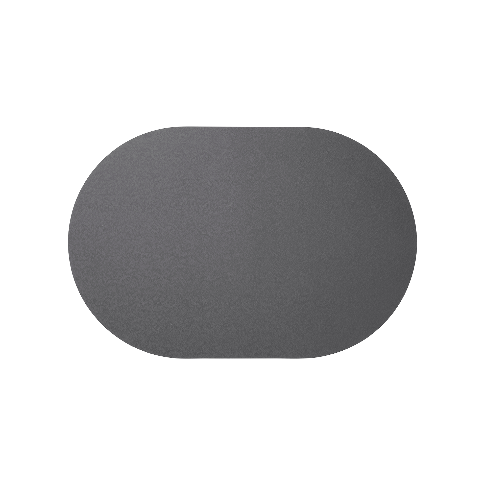 Tischset Leather optic Anthrazit matt