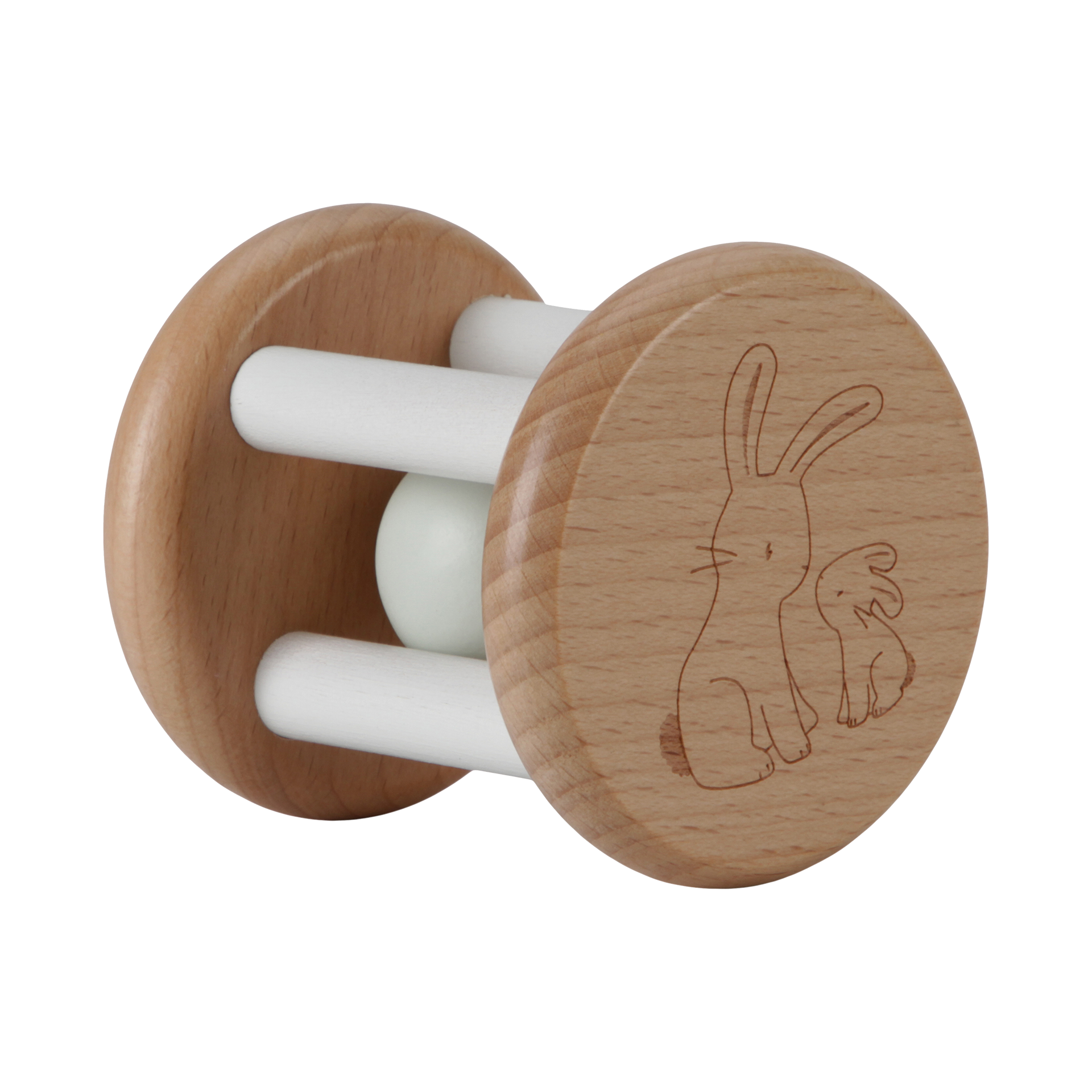 Holzspielzeug Little Dutch Rassel - Baby bunny Beige