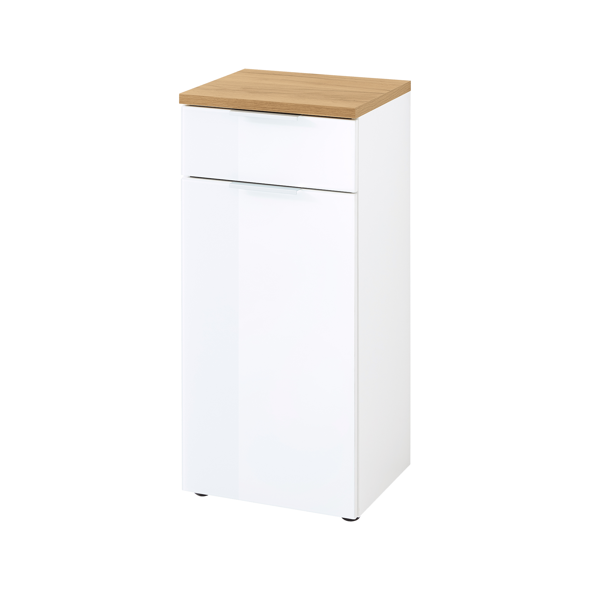 Paul Phillip Badschrank Pelle Weiß 34*39*85