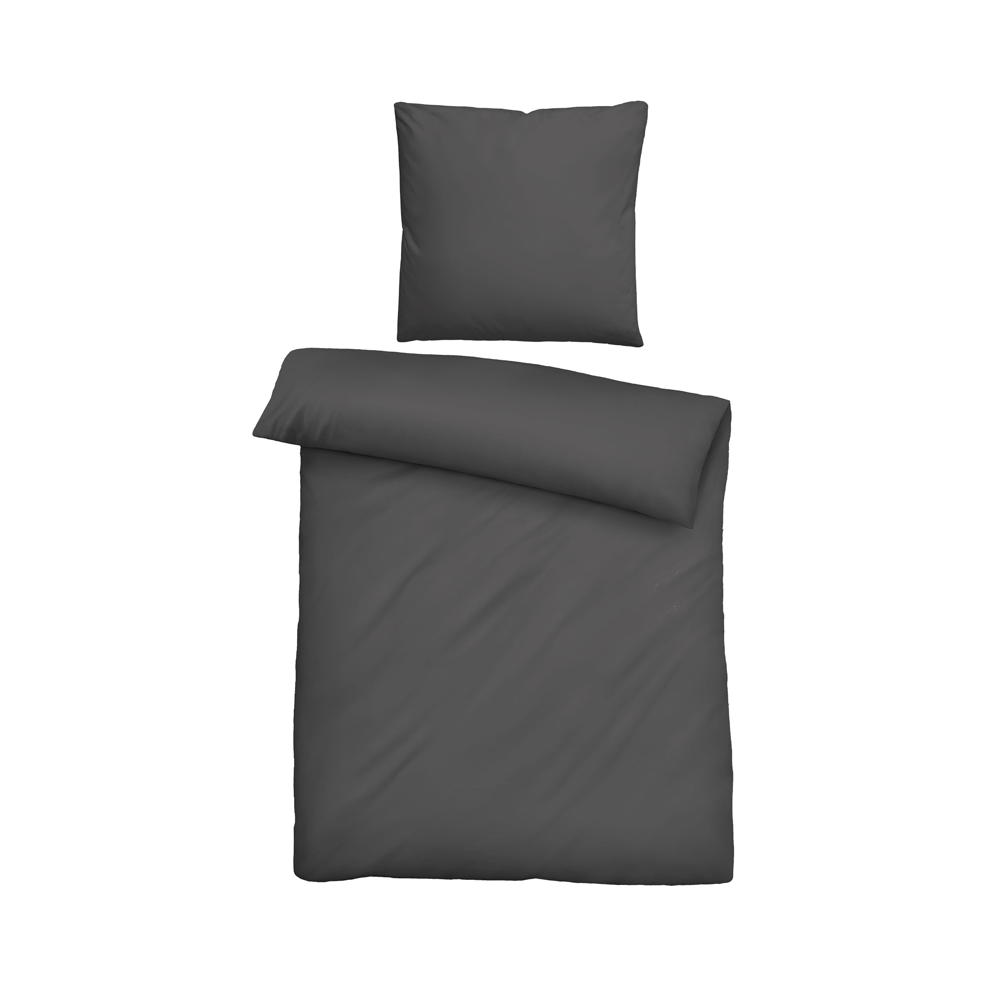 Tencel Bettwäsche uni Titanium 155x220cm