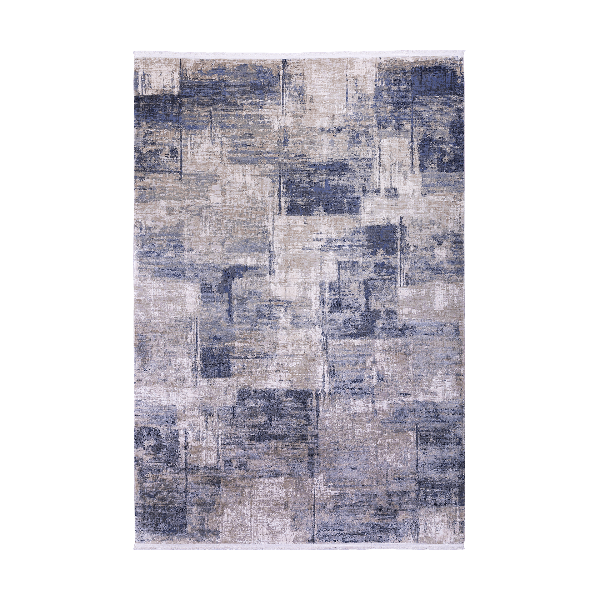 Teppich Atlantis 200x200cm blau hellbeige