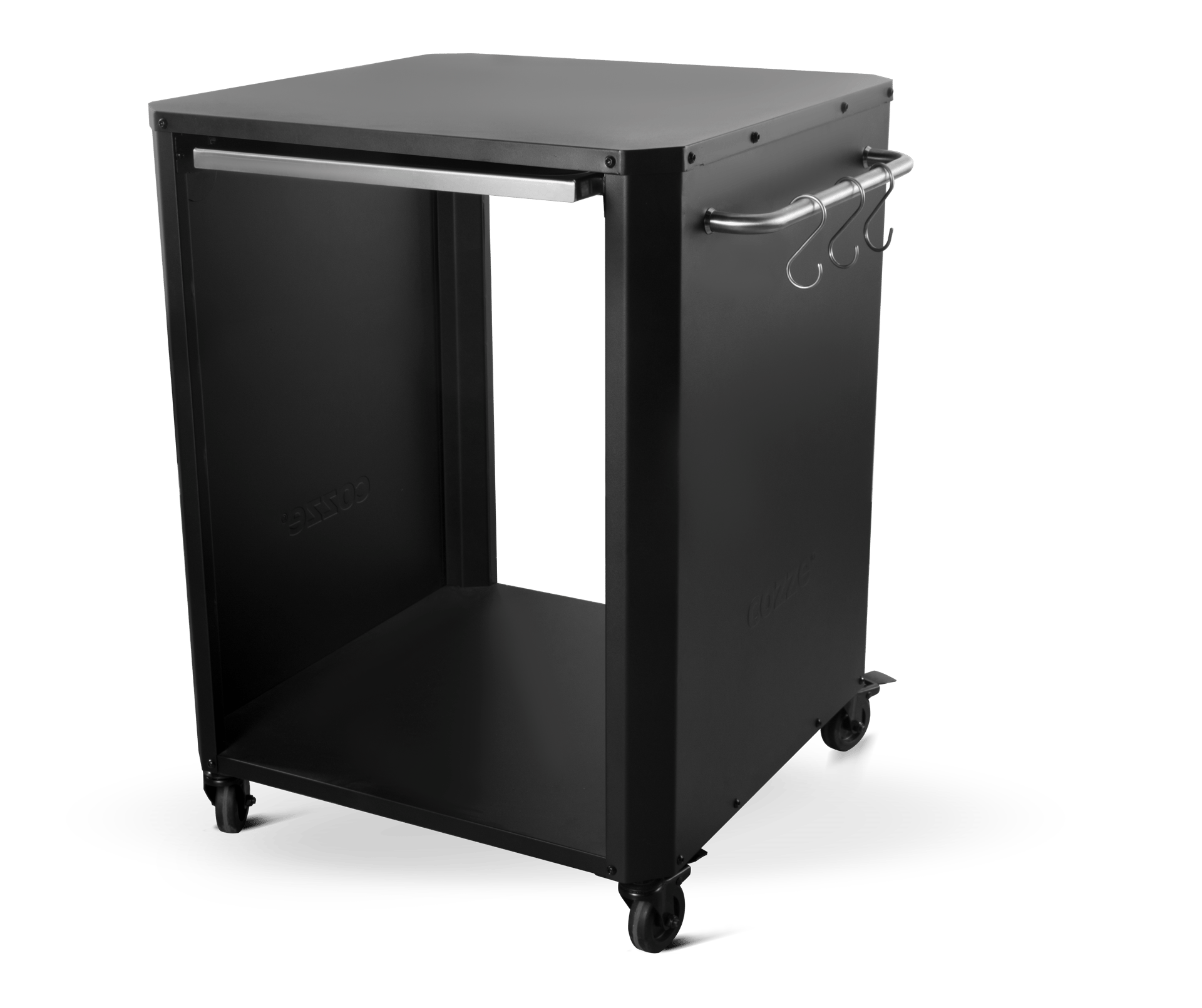 cozze® Gartenschrank Outdoorküche Schwarz 66.5*77*83