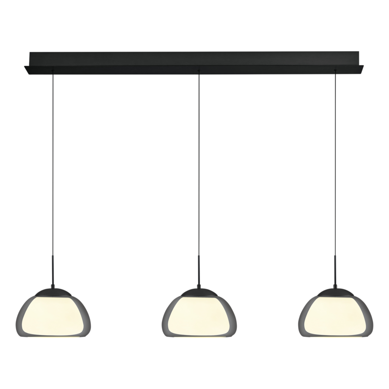 Pendelleuchte LUXXO Schwarz Grau Pendelleuchte LUXXO Schwarz Grau