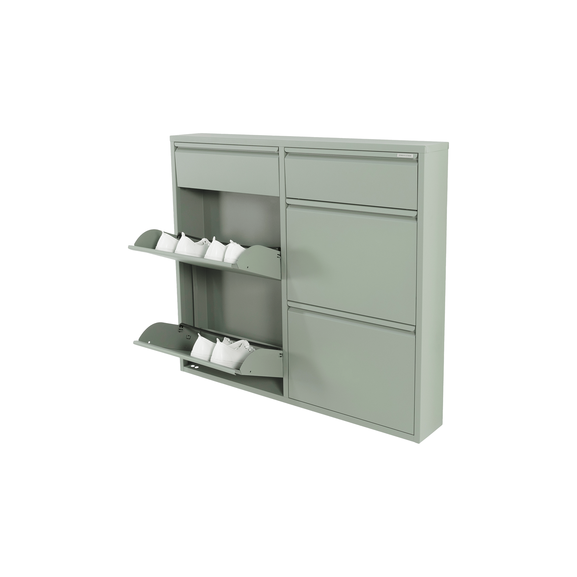 SPINDER DESIGN Schuhschrank Billy 6 Grün