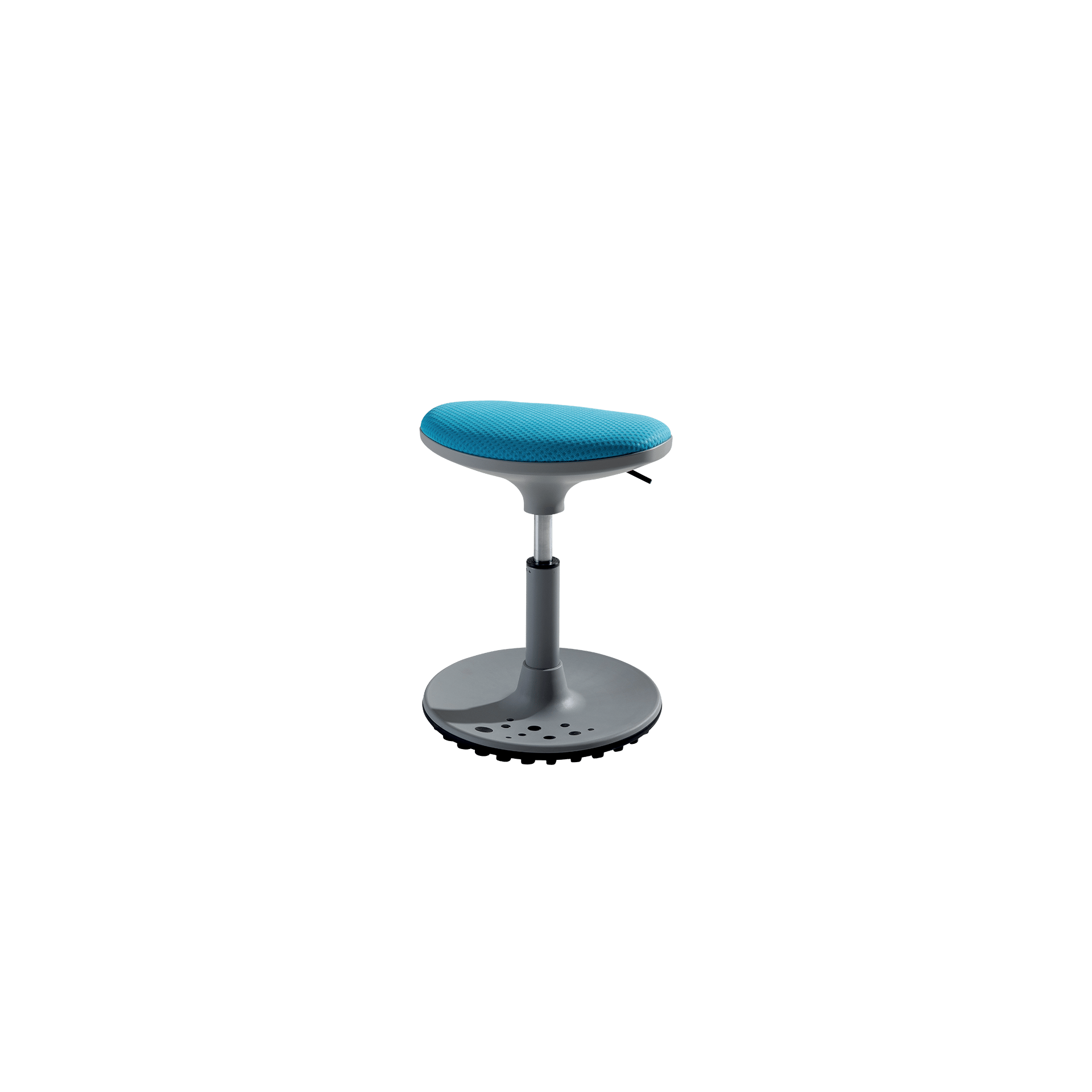 Paidi Kinderhocker Speedy Bezug Azurblau, Gestell Earl Grey