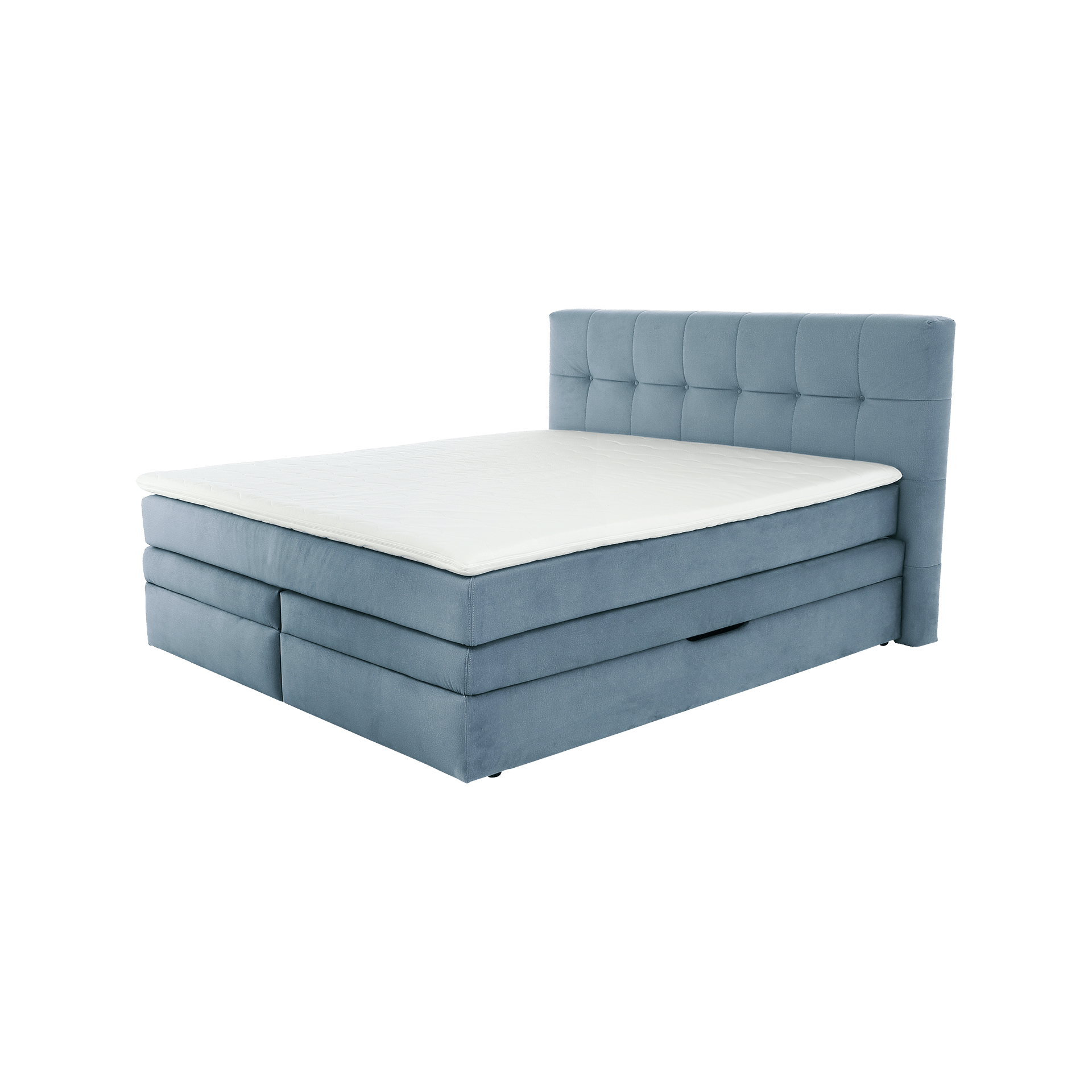 Boxspringbett Arny Türkis 180x200 cm