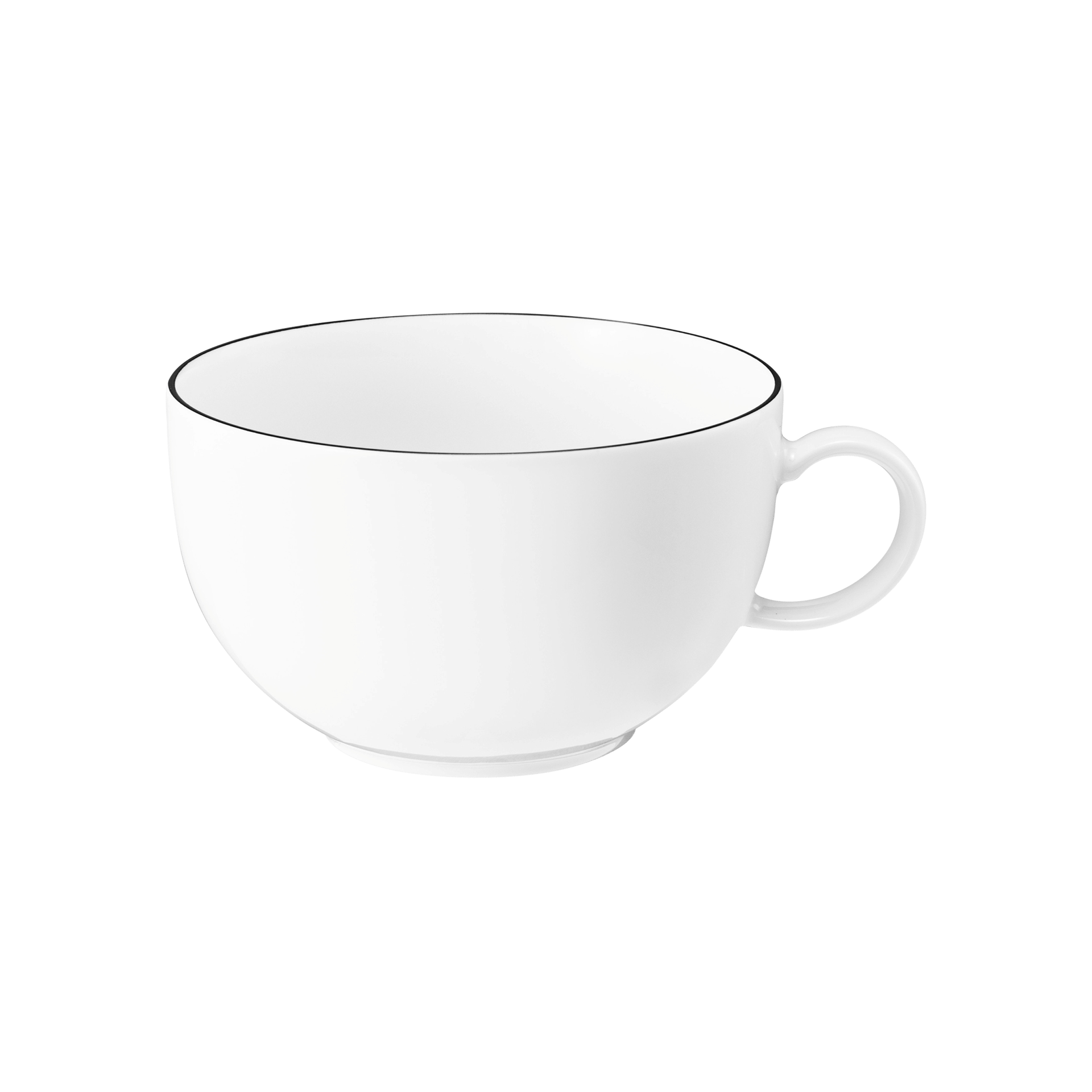 Kaffeetasse Lido Black Line Schwarz